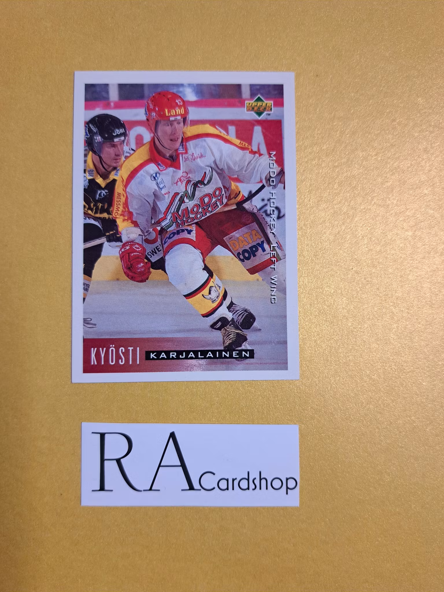 Kyösti Karjalainen 95-96 Upper Deck Swedish #163