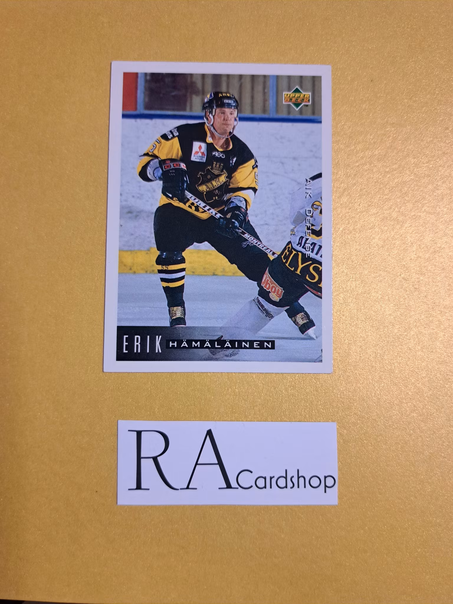 Erik Hämäläinen (1) 95-96 Upper Deck Swedish #2