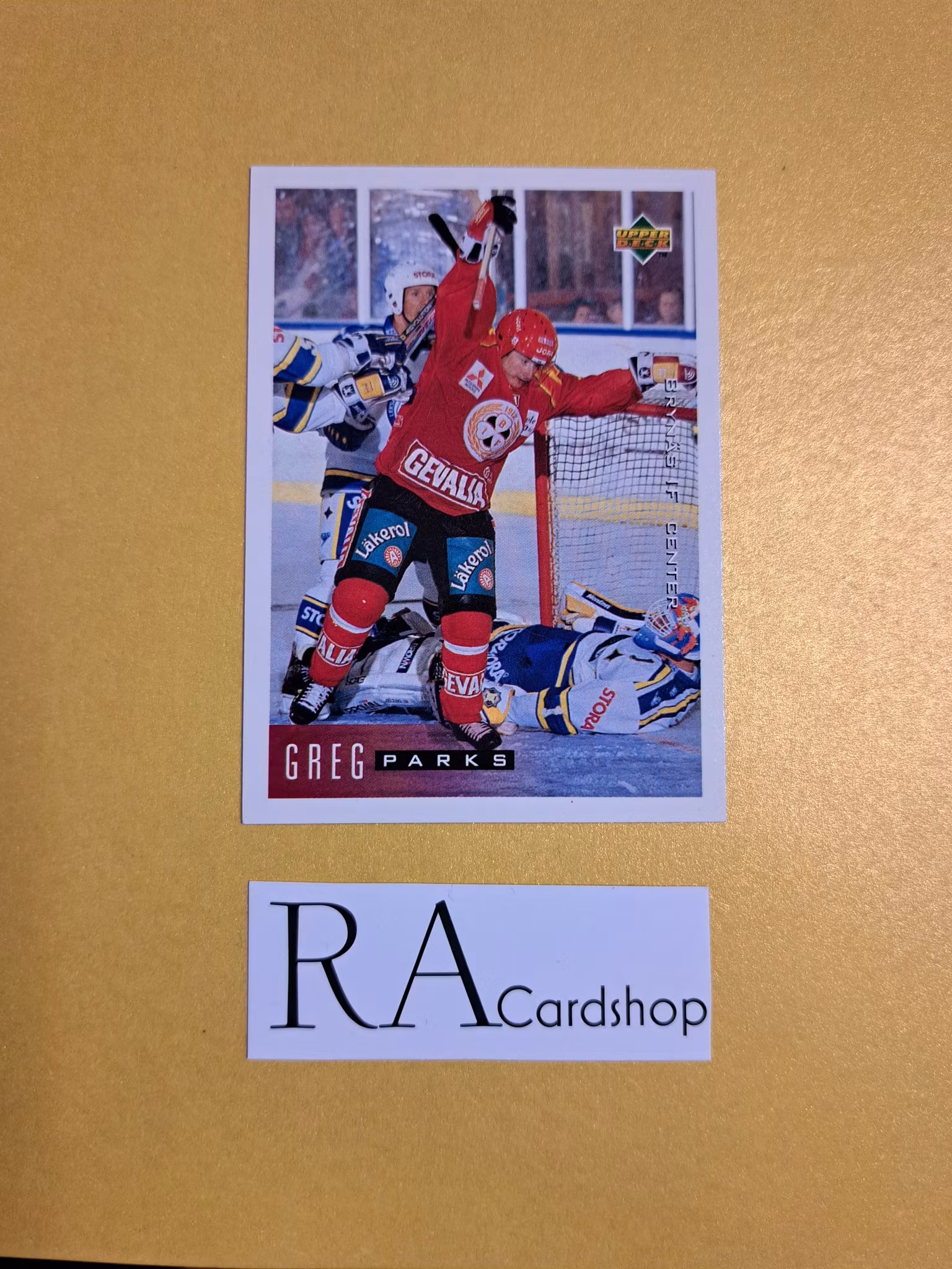 Greg Parks (1) 95-96 Upper Deck Swedish #32