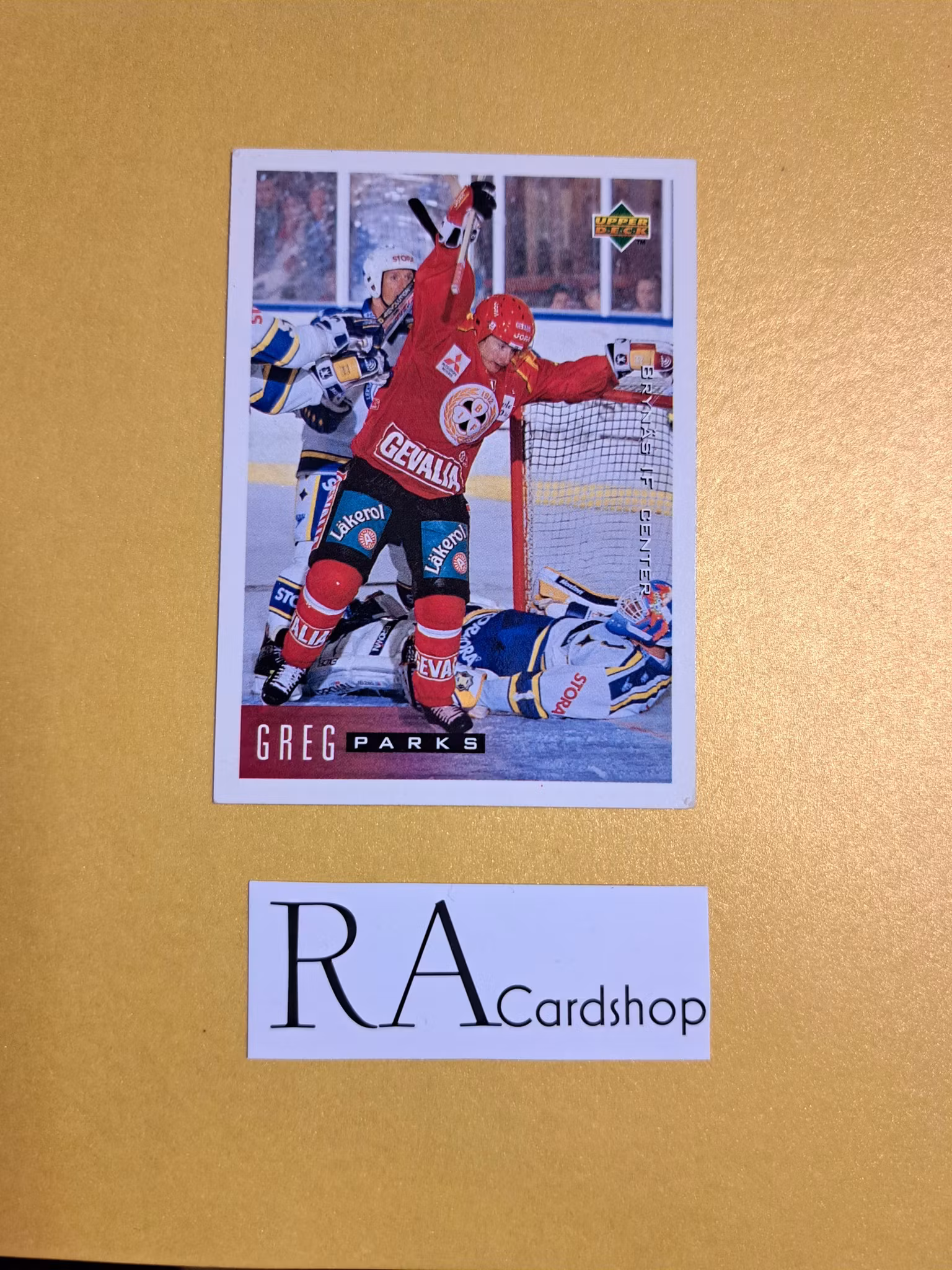 Greg Parks (2) 95-96 Upper Deck Swedish #32