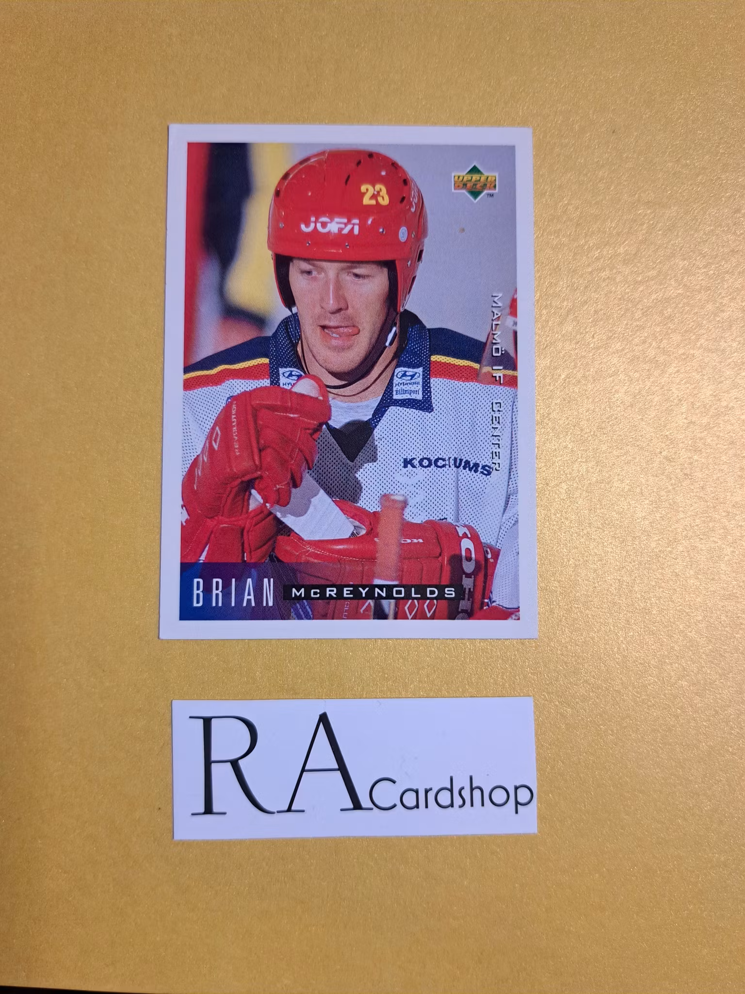 Brian McReynolds 95-96 Upper Deck Swedish #147