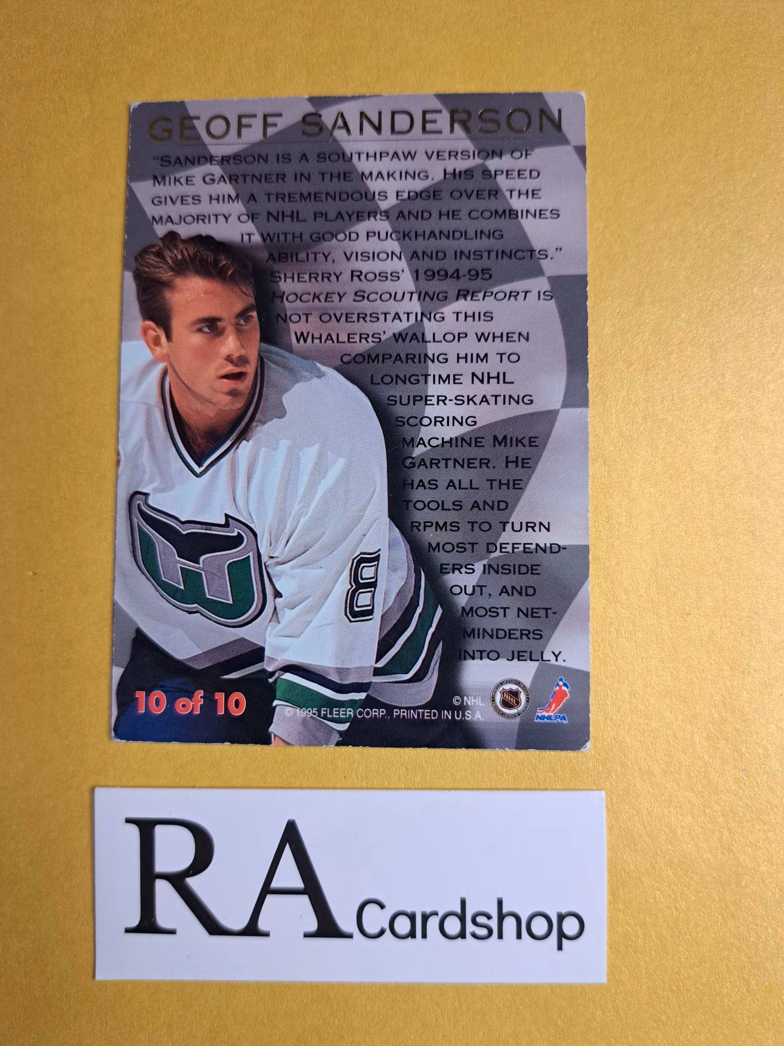 Geoff Sanderson Speed Merchant (1) 94-95 Fleer Ultra 10 of 10 NHL Hockey