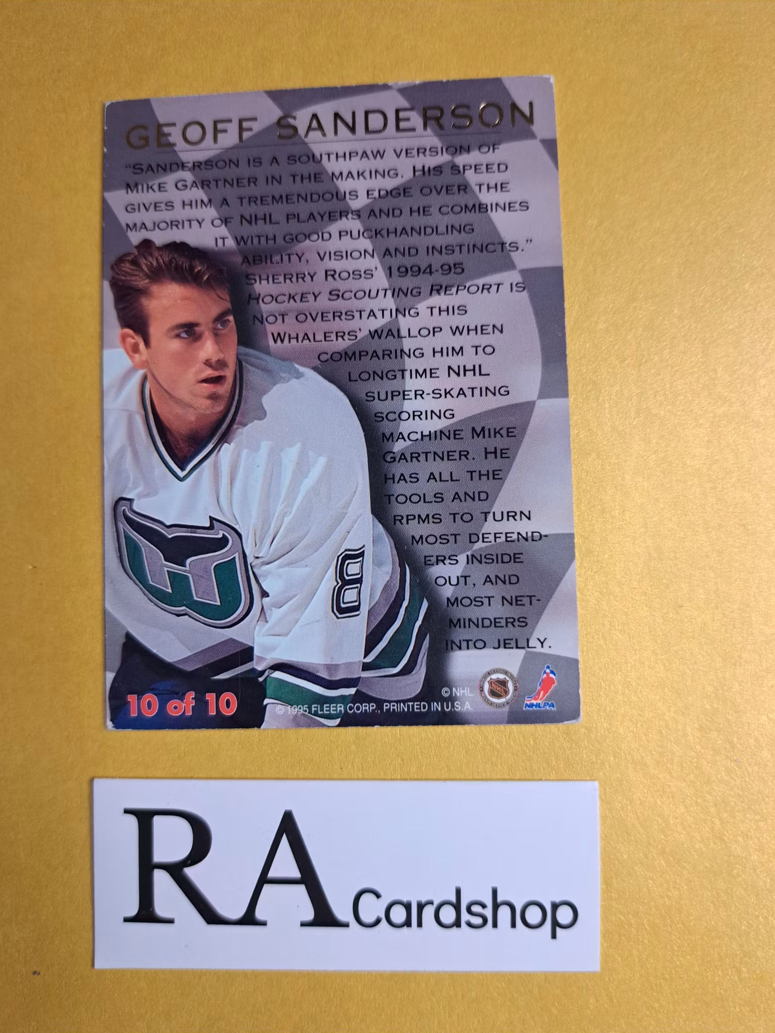 Geoff Sanderson Speed Merchant (2) 94-95 Fleer Ultra 10 of 10 NHL Hockey