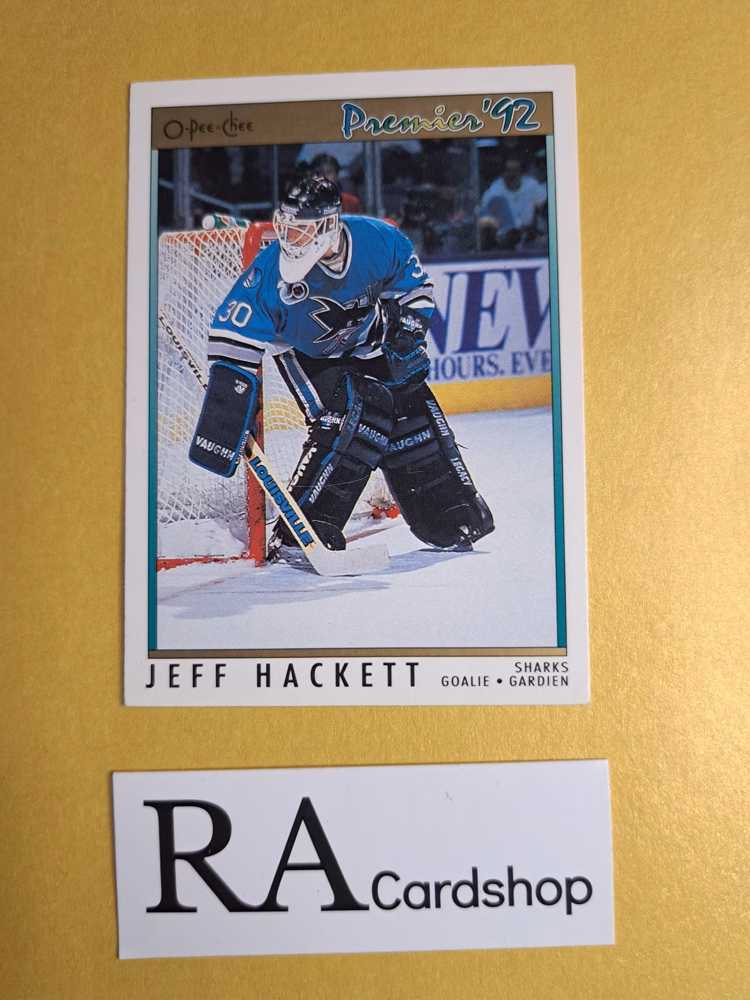 Jeff Hacket 90-91 Premier 92 O-Pee-Chee #11 NHL Hockey