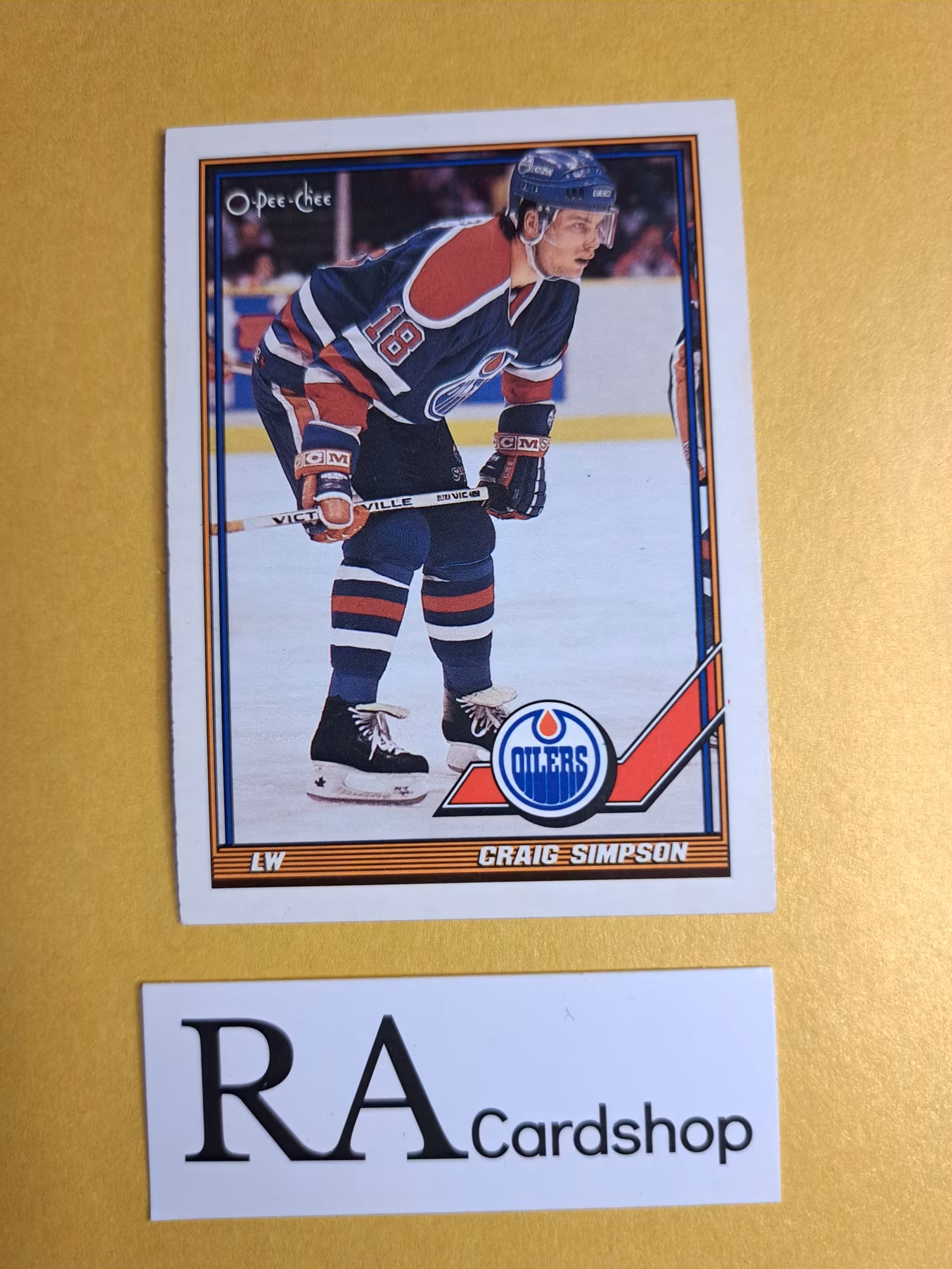 Craig Simpson 90-91 O-Pee-Chee #460 NHL Hockey
