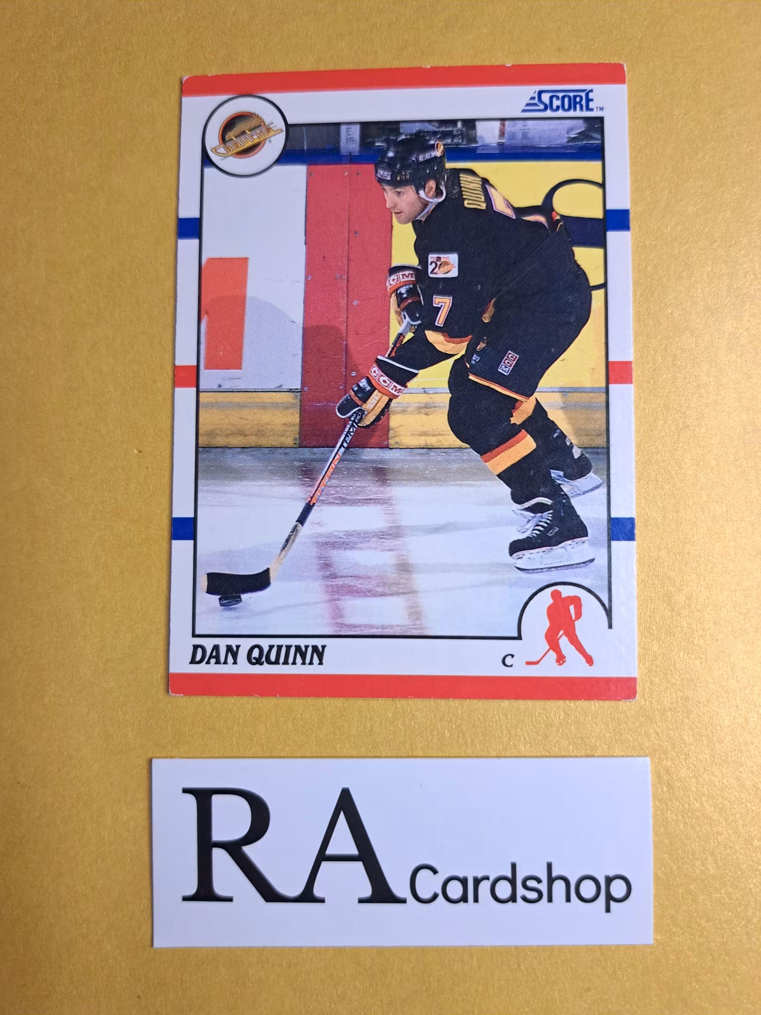 Dan Quinn 90-91 Score American #55 NHL Hockey