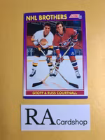 Geoff & Russ Courtnall NHL Brothers 91-92 Score American #380 NHL Hockey