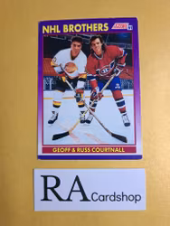 Geoff & Russ Courtnall NHL Brothers 91-92 Score American #380 NHL Hockey