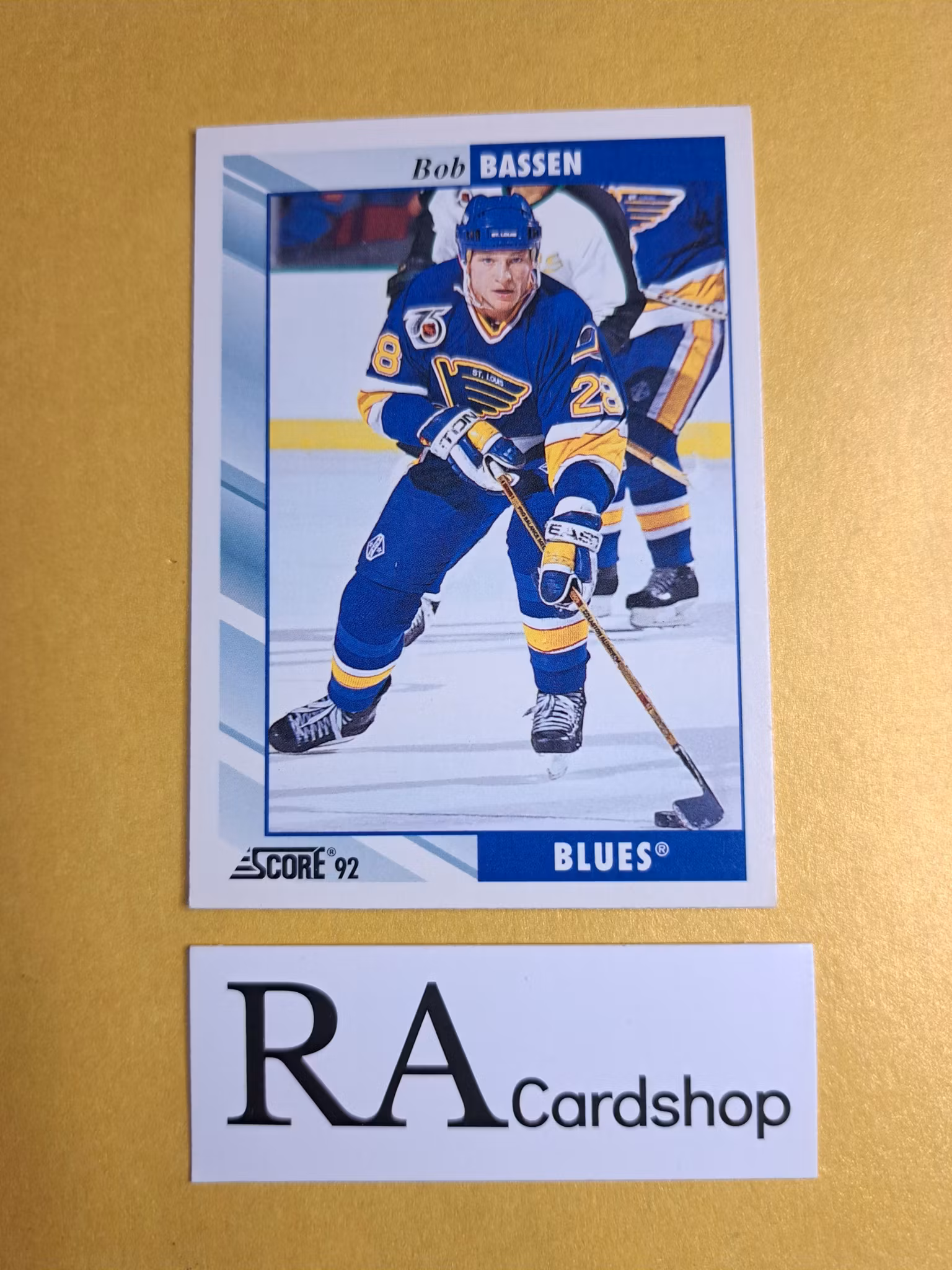 Bob Bassen 1992 Score American #132 NHL Hockey