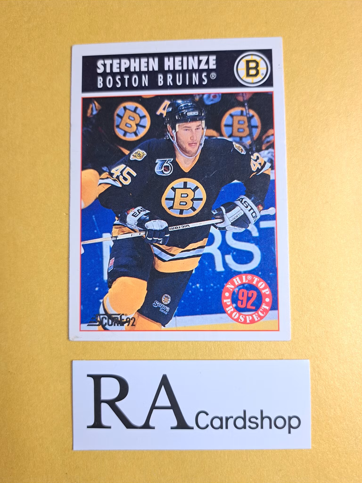 Stephen Heinze NHL Top Prospect 92-93 Score American #476 NHL Hockey