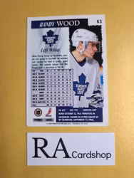 Randy Wood 95-96 Score Pinnacle #63 NHL Hockey