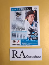 Igor Larionov 95-96 Score Pinnacle #254 NHL Hockey