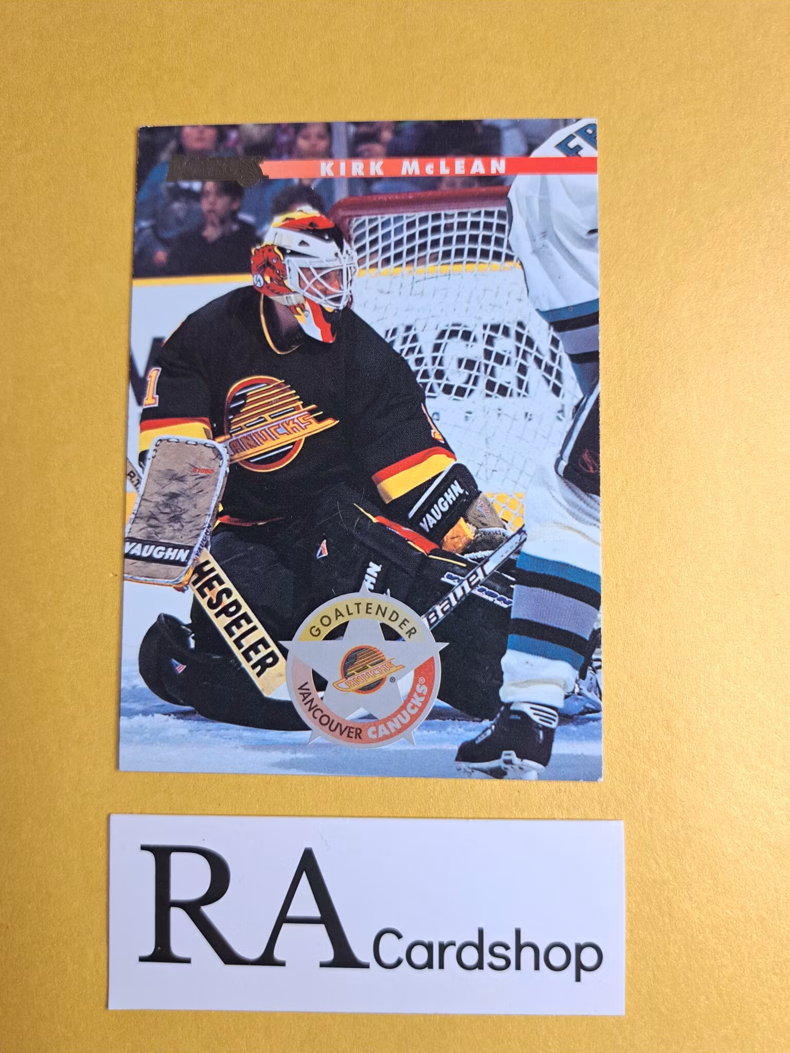 Kirk McLean 95-96 Donruss #3 NHL Hockey