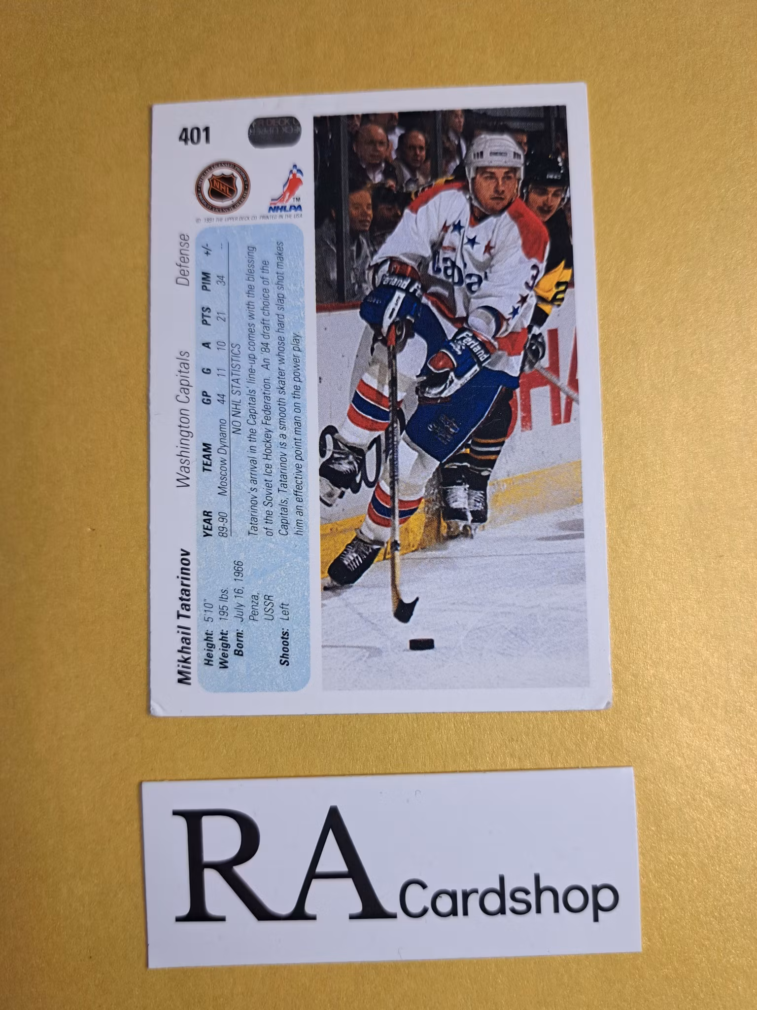 Mikhail Tatarinov 90-91 Upper Deck #401 NHL Hockey