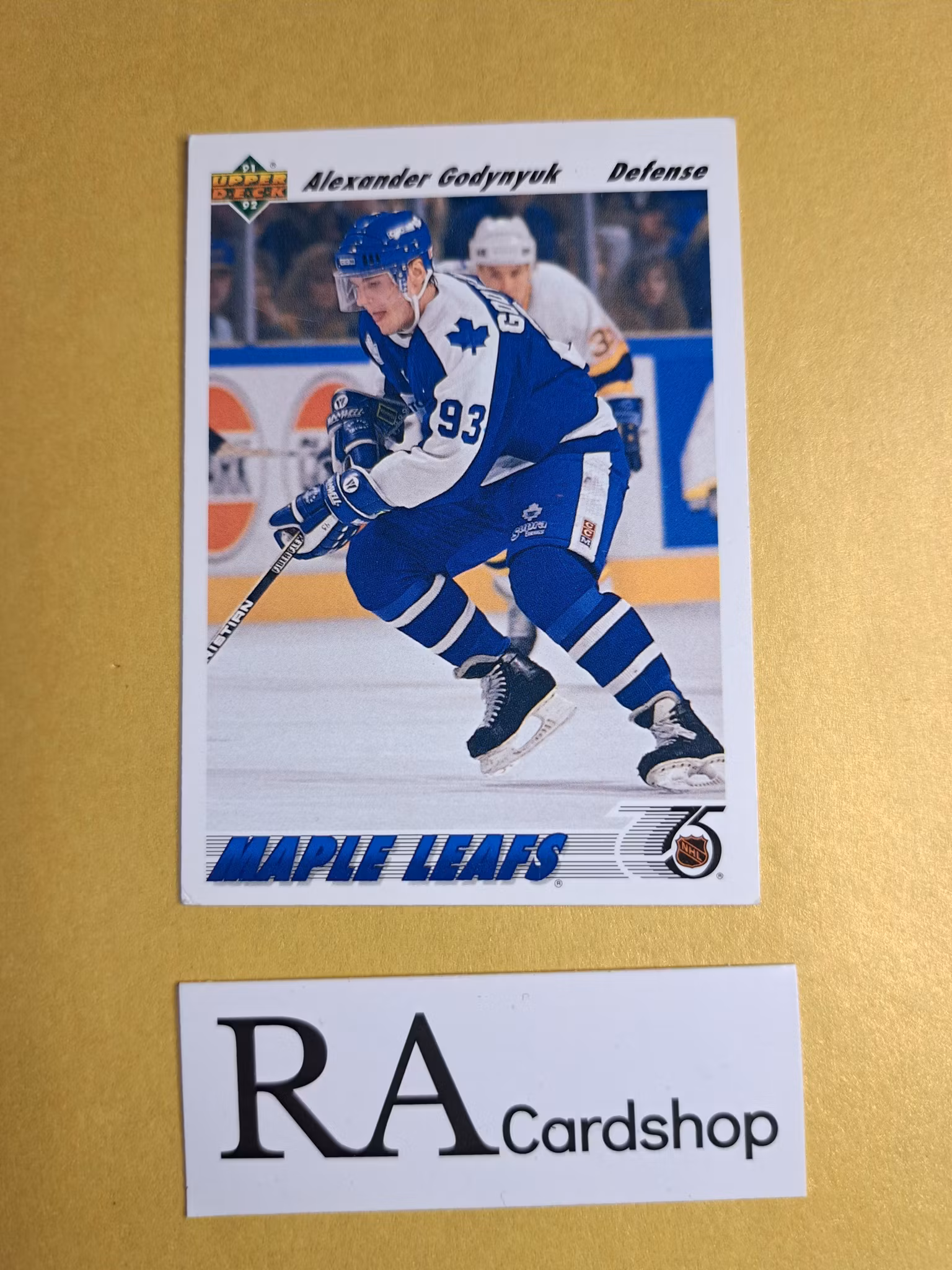 Alexander Godynyuk 91-92 Upper Deck #466 NHL Hockey
