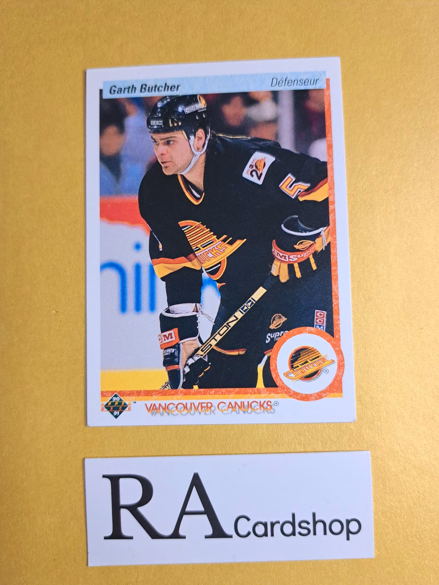 Garth Butcher 90-91 Upper Deck #98 NHL Hockey