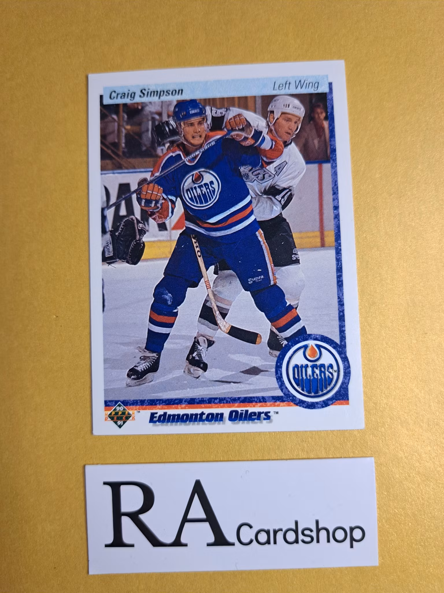 Craig Simpson 90-91 Upper Deck #129 NHL Hockey