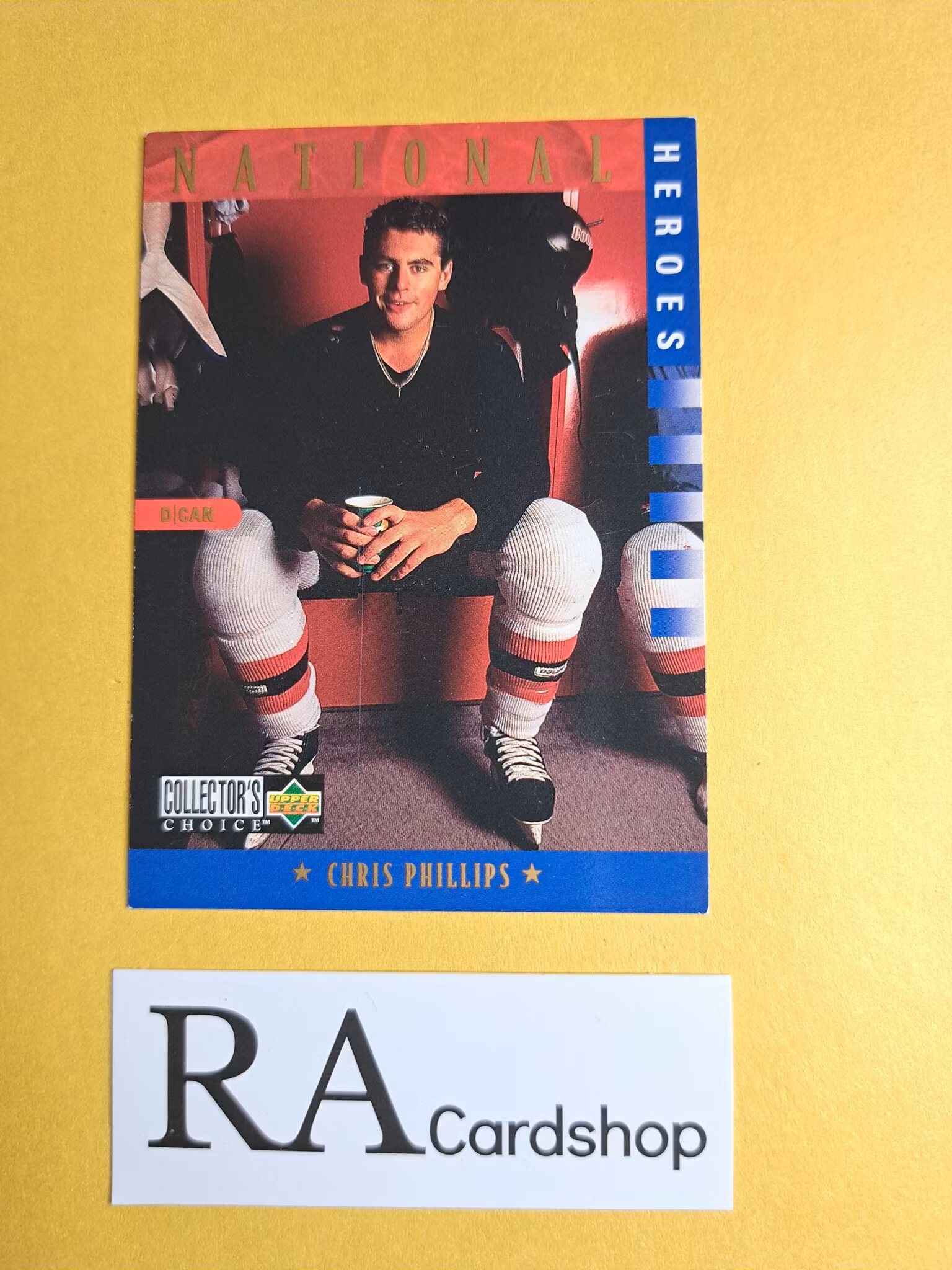 Chris Phillips National Heroes 97-98 UD Choice #301 Hockey