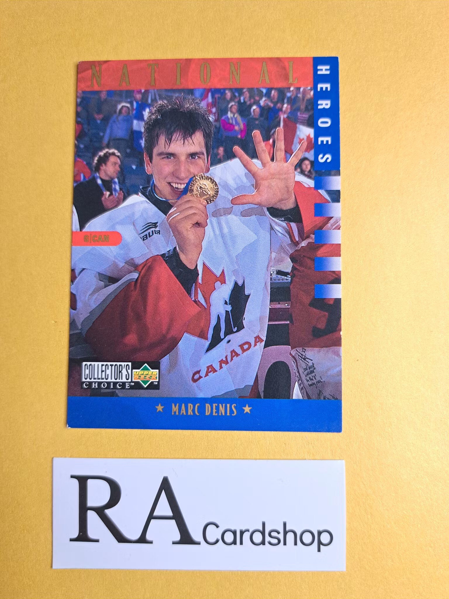 Marc Denis National Heroes 97-98 UD Choice #302 Hockey