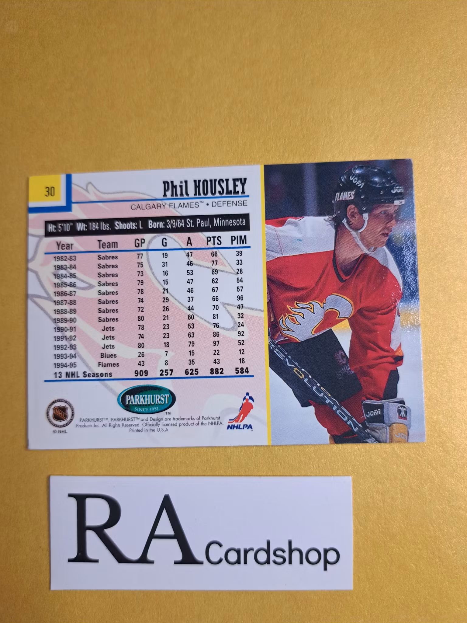 Phil Housley 95-96 Parkhurst #30 NHL Hockey