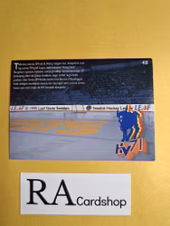 Season Stats HV71 (1) 95-96 Leaf #48 SHL SHL Hockey