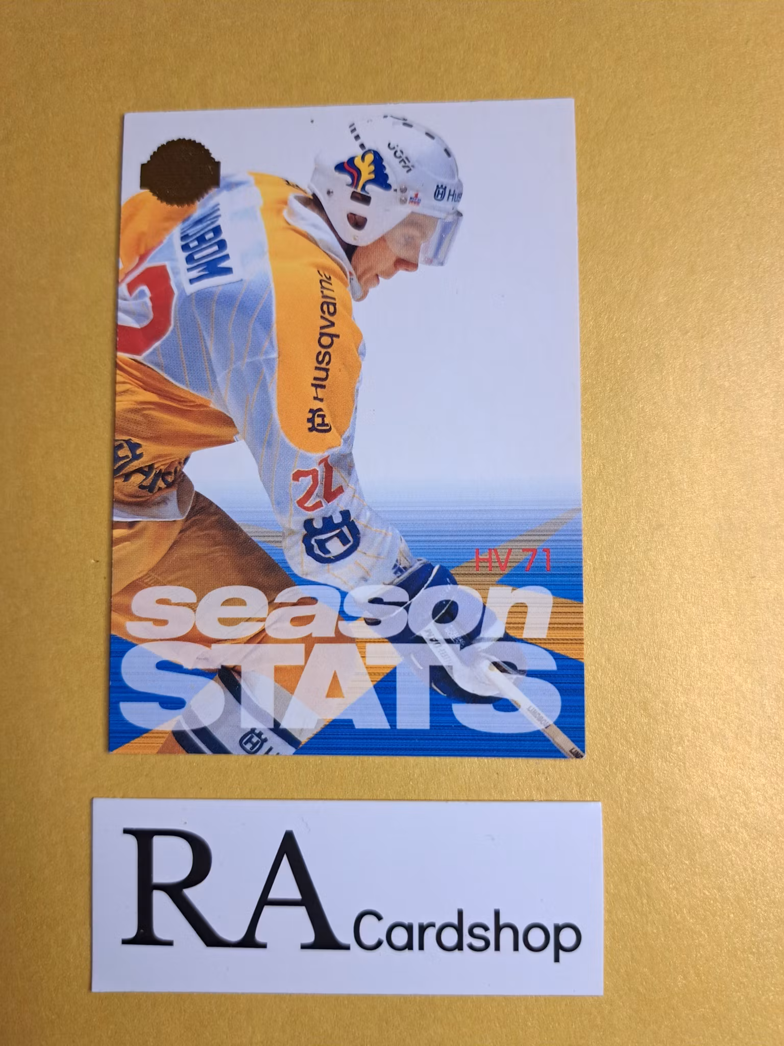 Season Stats HV71 (2) 95-96 Leaf #48 SHL SHL Hockey