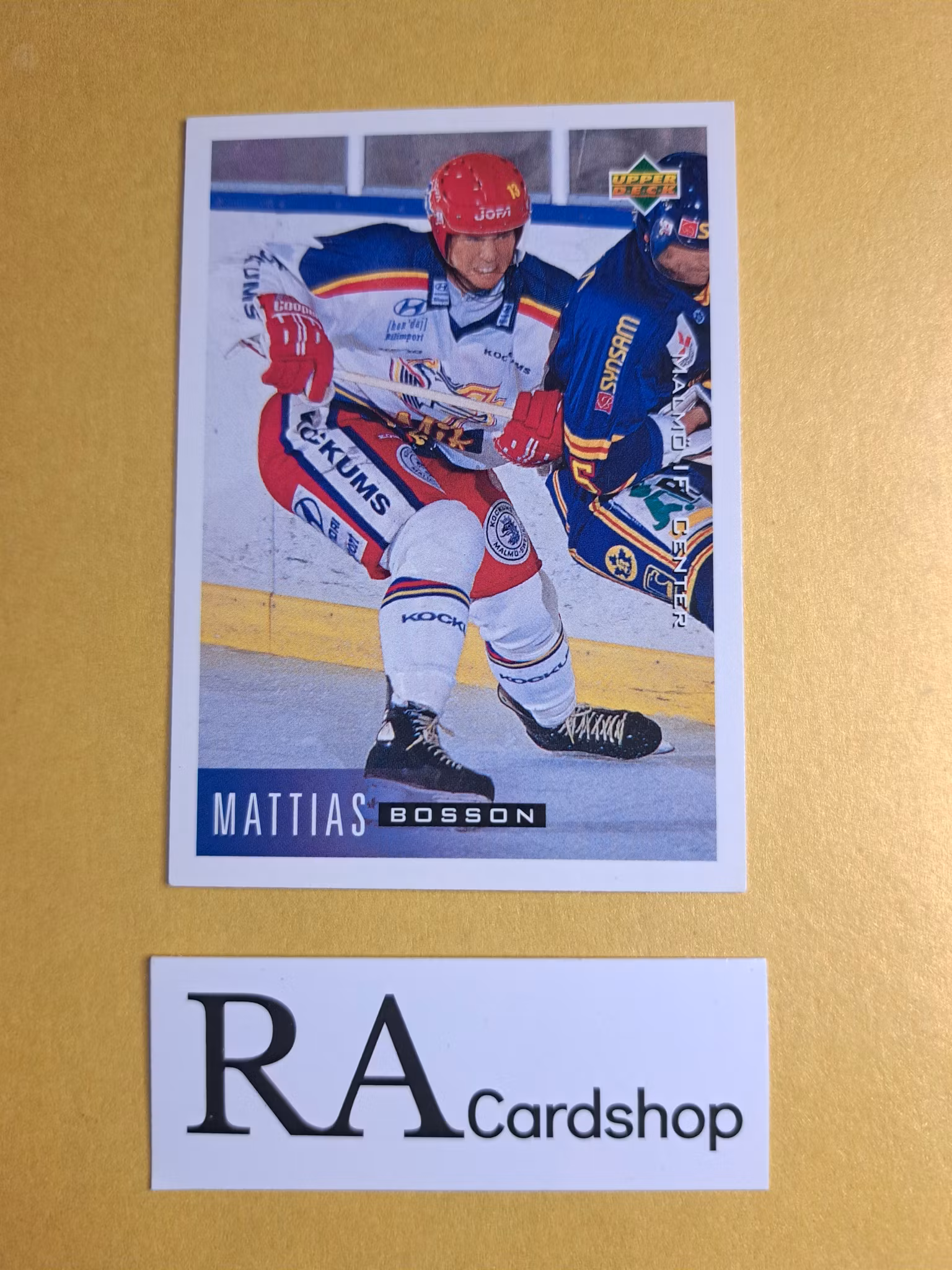 Mattias Bosson (2) 95-96 Upper Deck Swedish #142