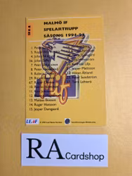 Malmö IF 94-95#314 Leaf  SHL Hockey