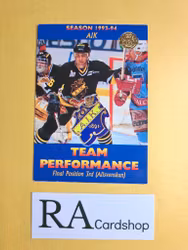 AIK Team Performance 94-95 #135 Leaf SHL Hockey