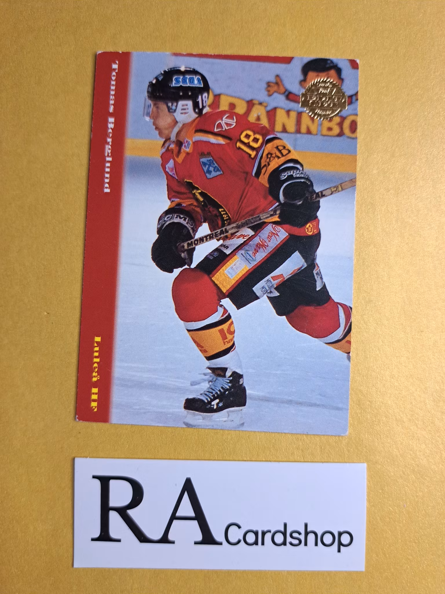 Tomas Berglund 94-95 #78 Leaf SHL Hockey