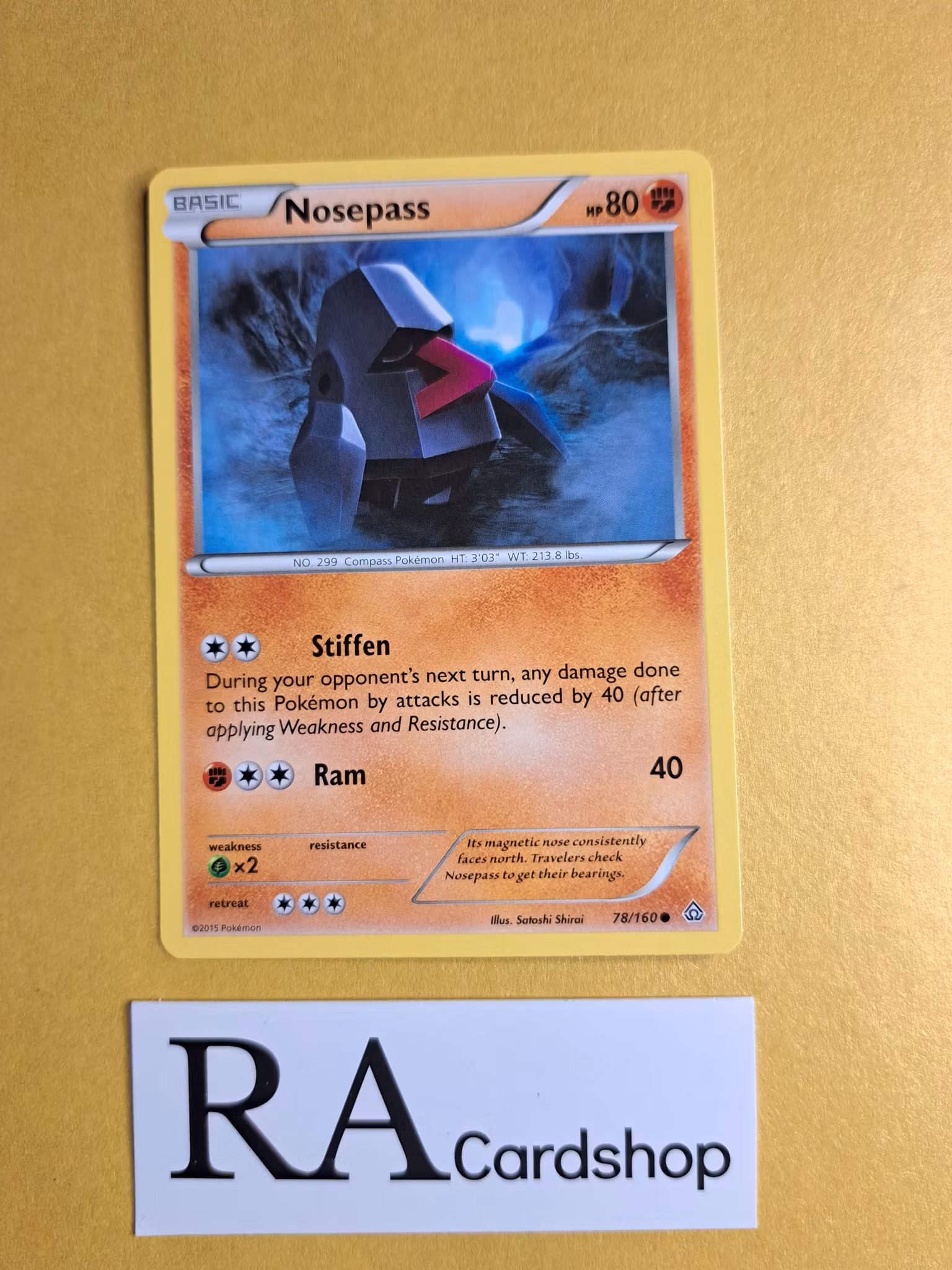 Nosepass Common 78/160 Primal Clash Pokemon