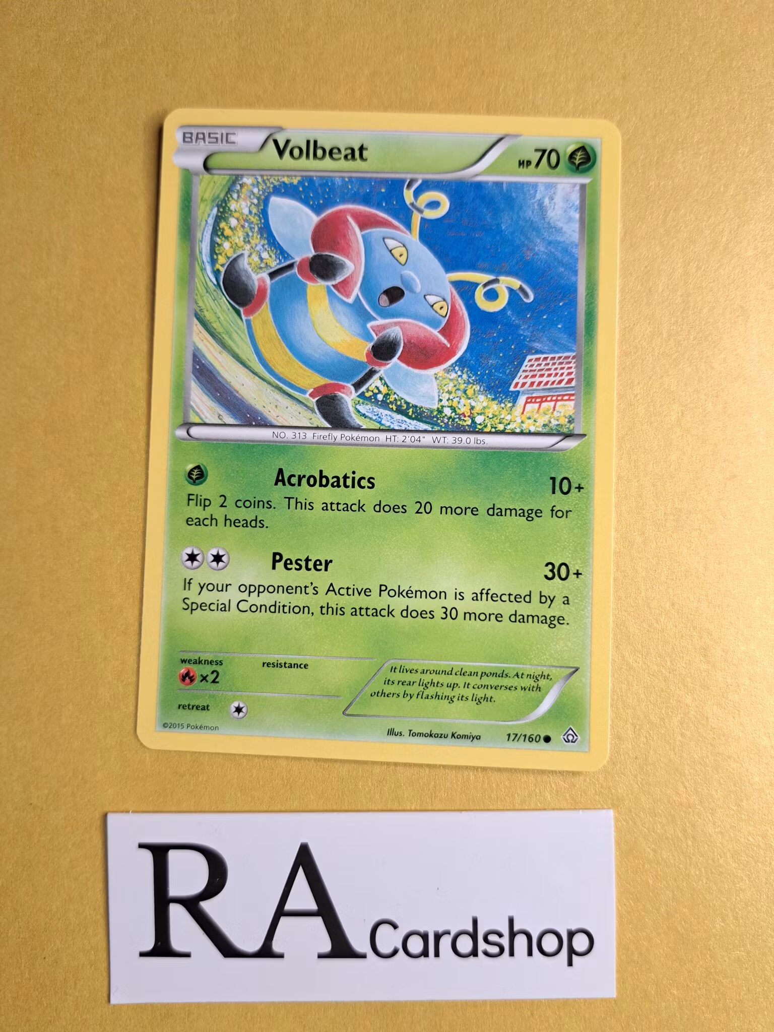 Volbeat Common 17/160 Primal Clash Pokemon