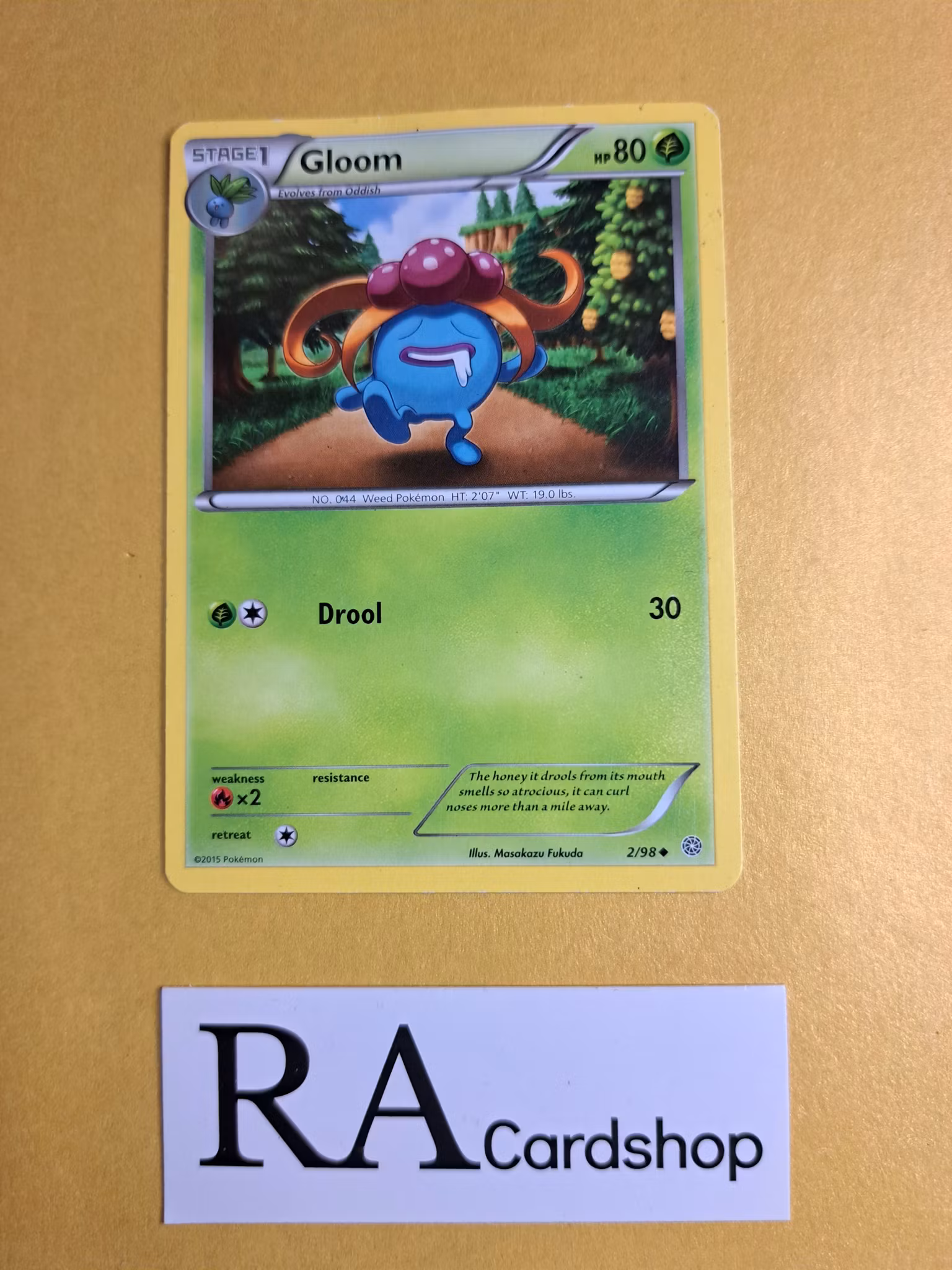 Gloom Uncommon 2/98 Ancient Origins Pokemon