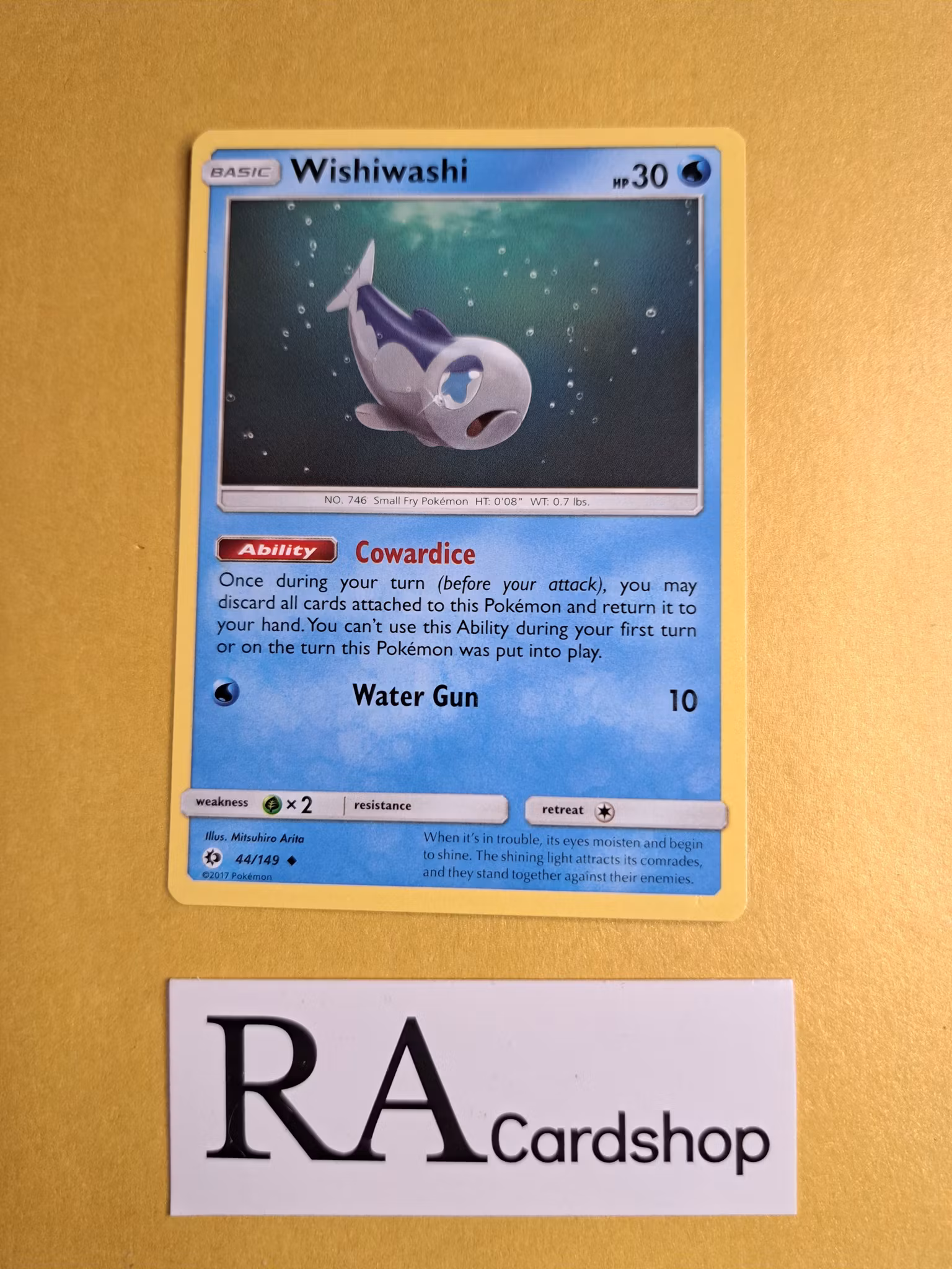 Wishiwashi Uncommon 44/149 Sun & Moon Pokemon