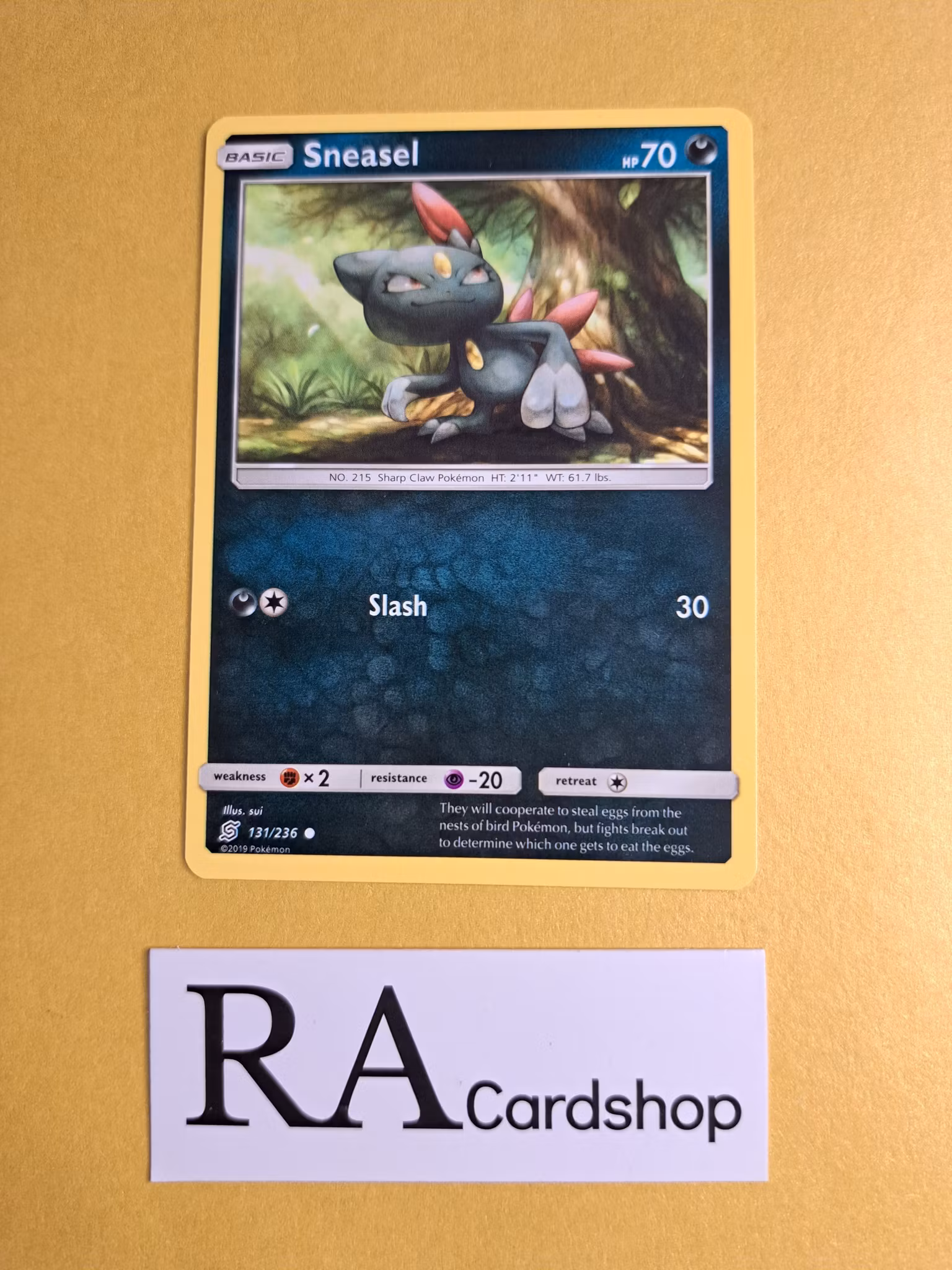 Sneasel Common 131/236 Unified Minds Pokemon