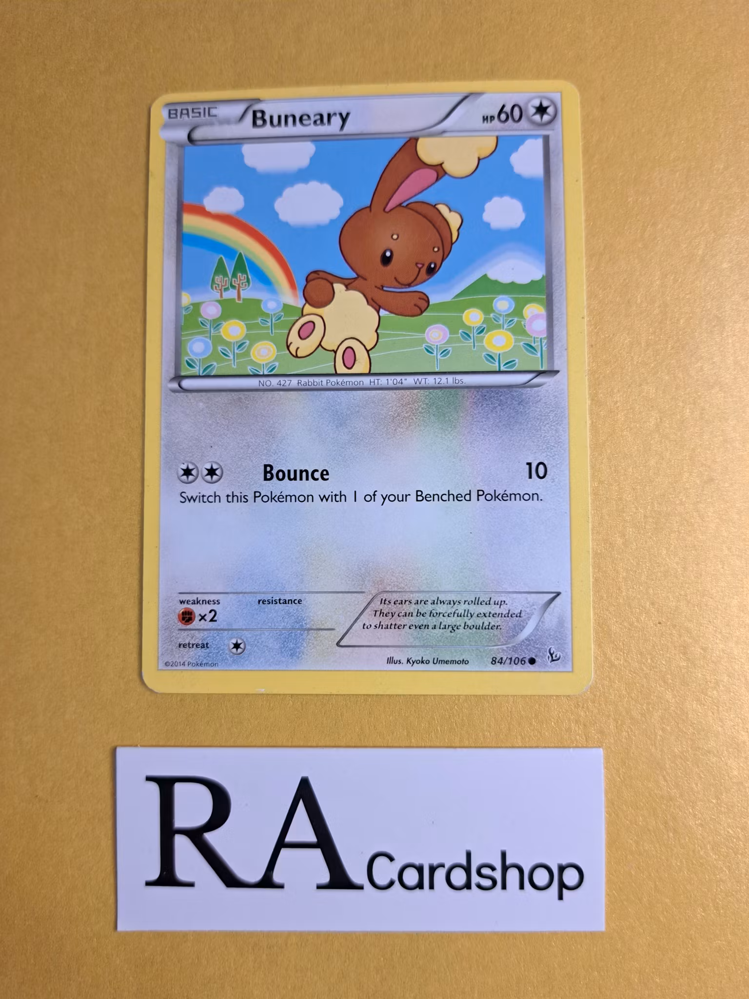 Buneary Common 84/106 XY Flashfire Pokemon