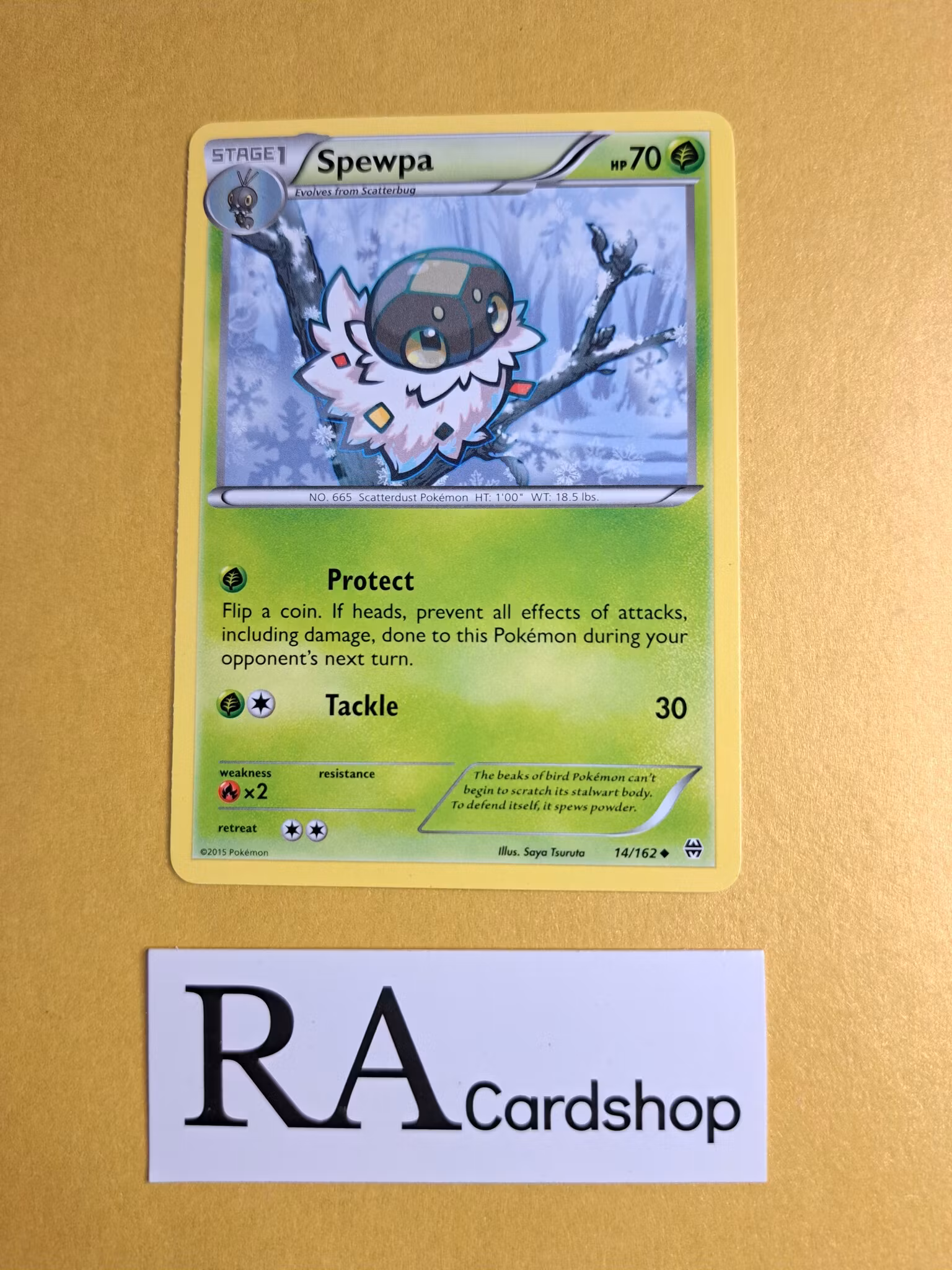Spewpa Uncommon 14/162 BREAKthrough Pokemon