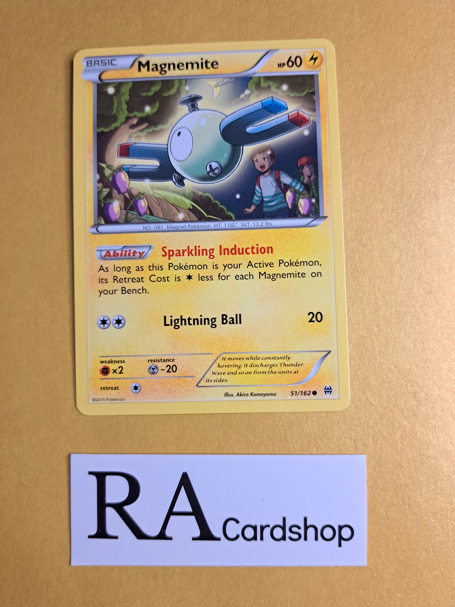 Magnemite Common 51/162 BREAKthrough Pokemon