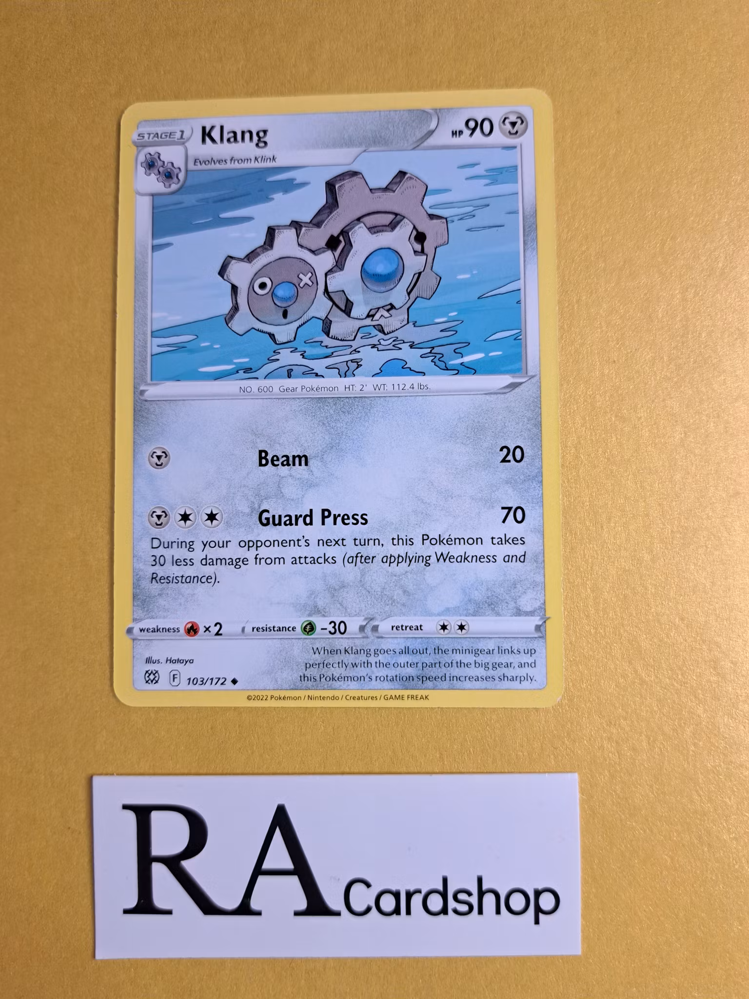 Klang Uncommon 103/172 Brilliant Stars Pokemon