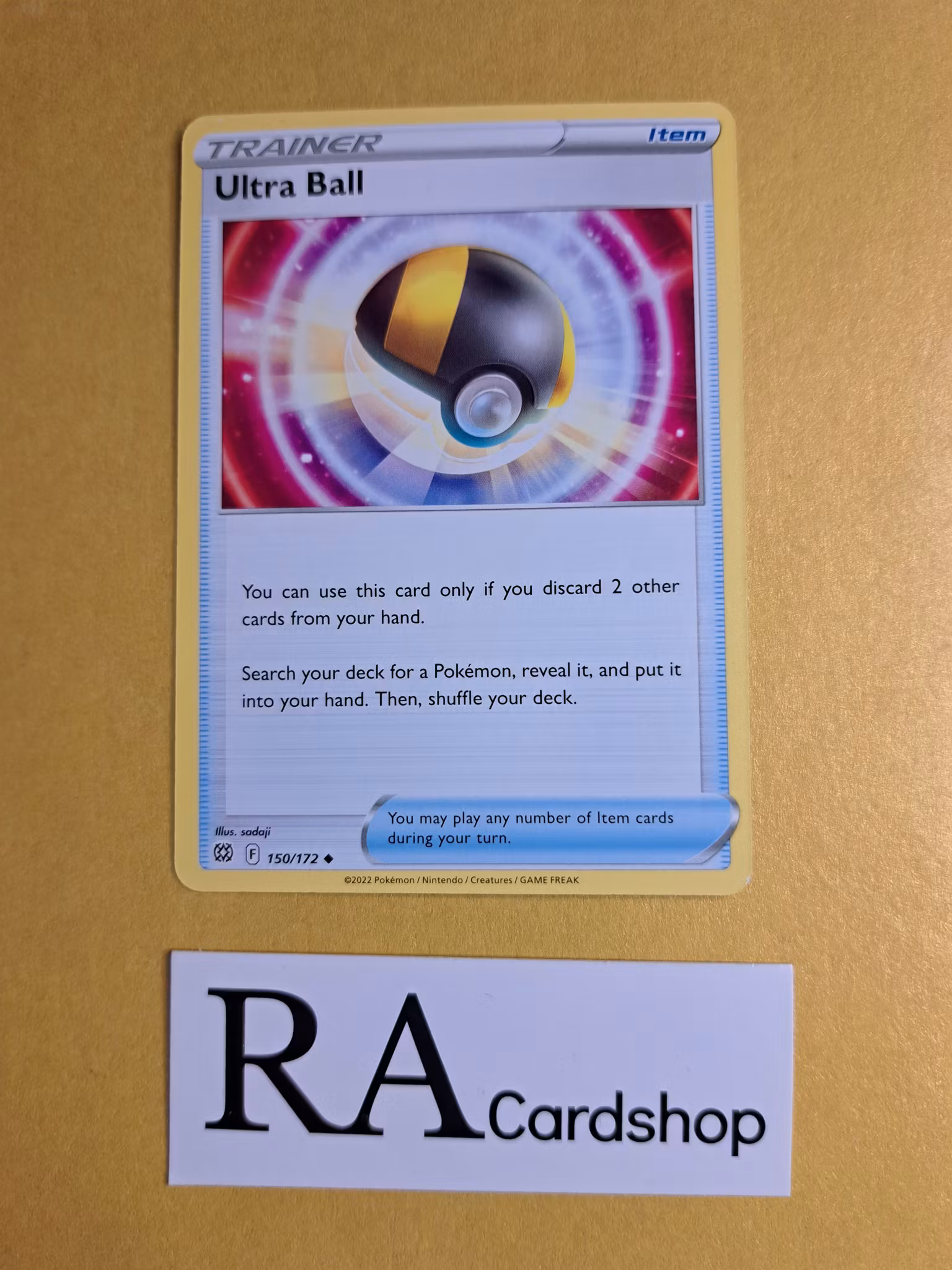 Ultra Ball Uncommon 150/172 Brilliant Stars Pokemon