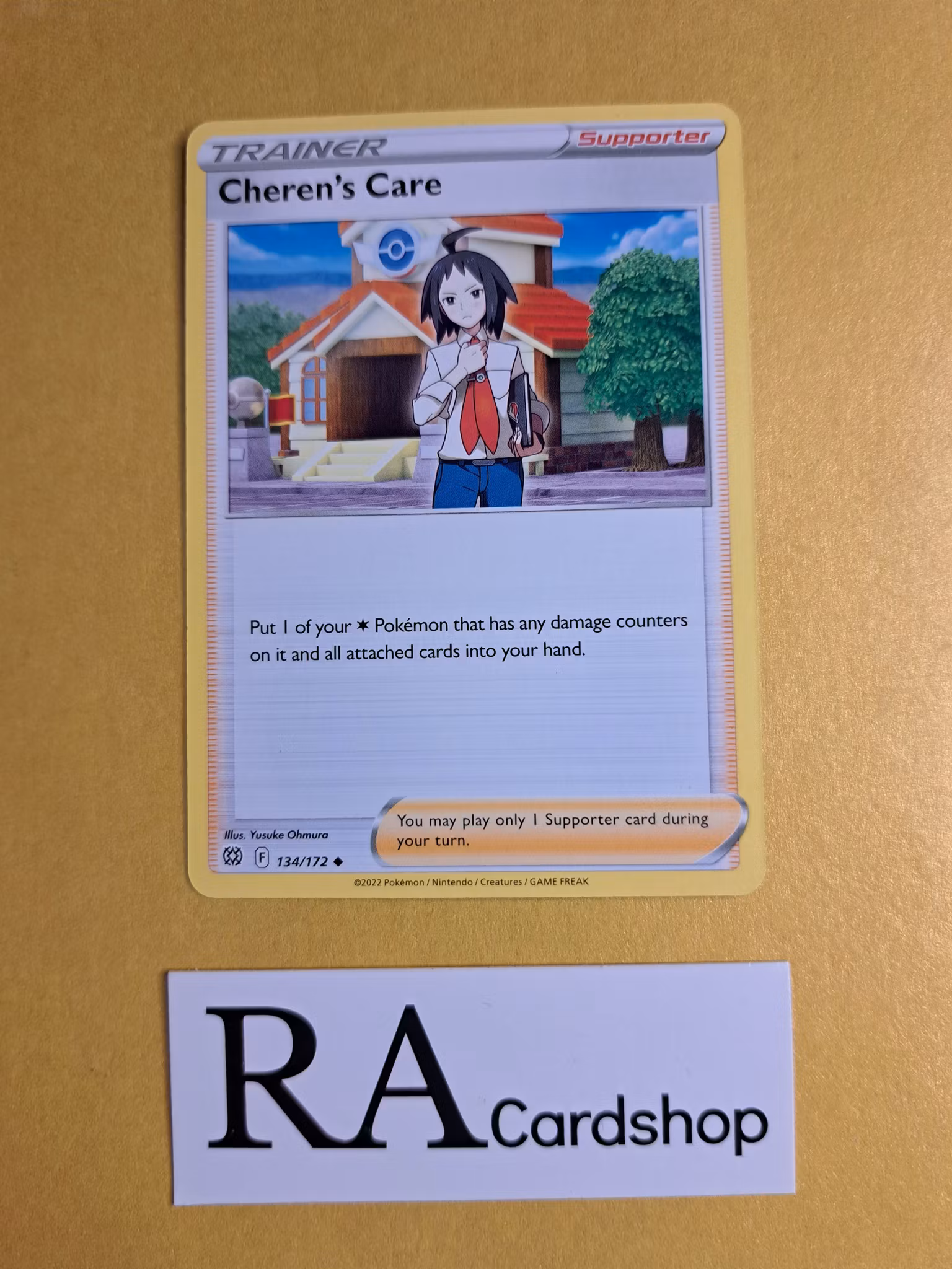 Cherens Care Uncommon 134/172 Brilliant Stars Pokemon