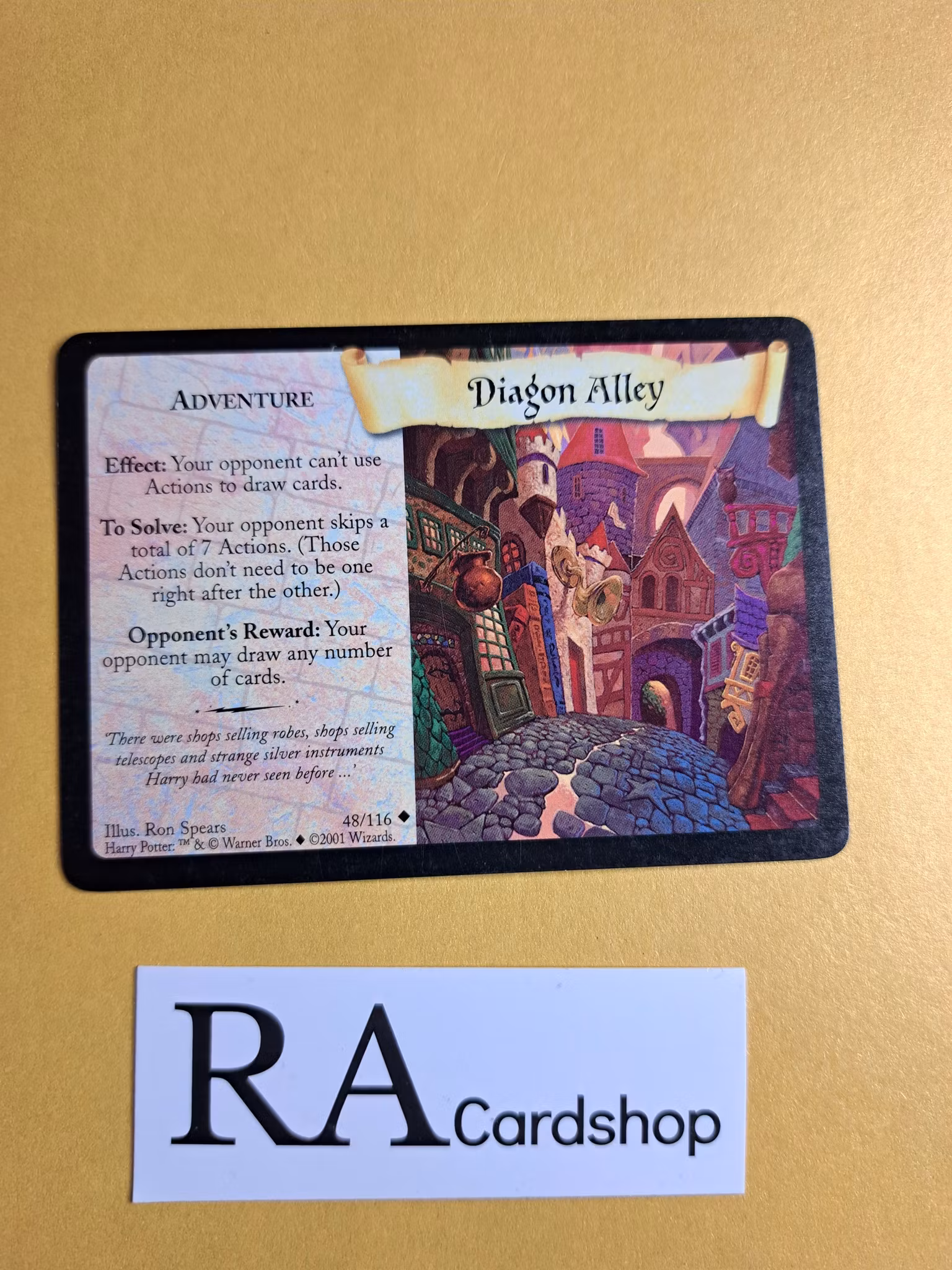 Diagon Alley Uncommon 48/116 Harry Potter Trading Card Game 2001