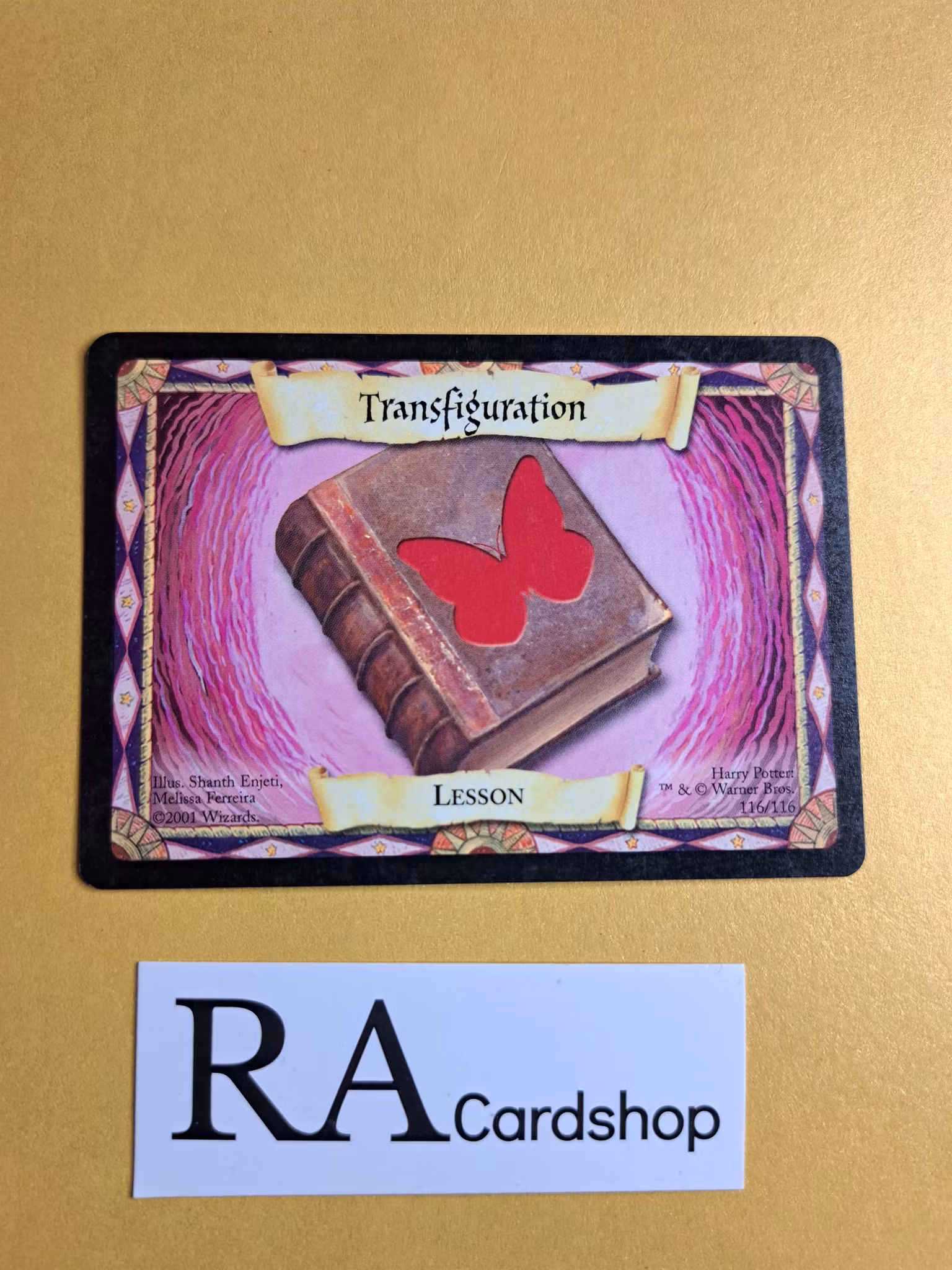 Transfiguration Lesson 116/116 Harry Potter Trading Card Game 2001
