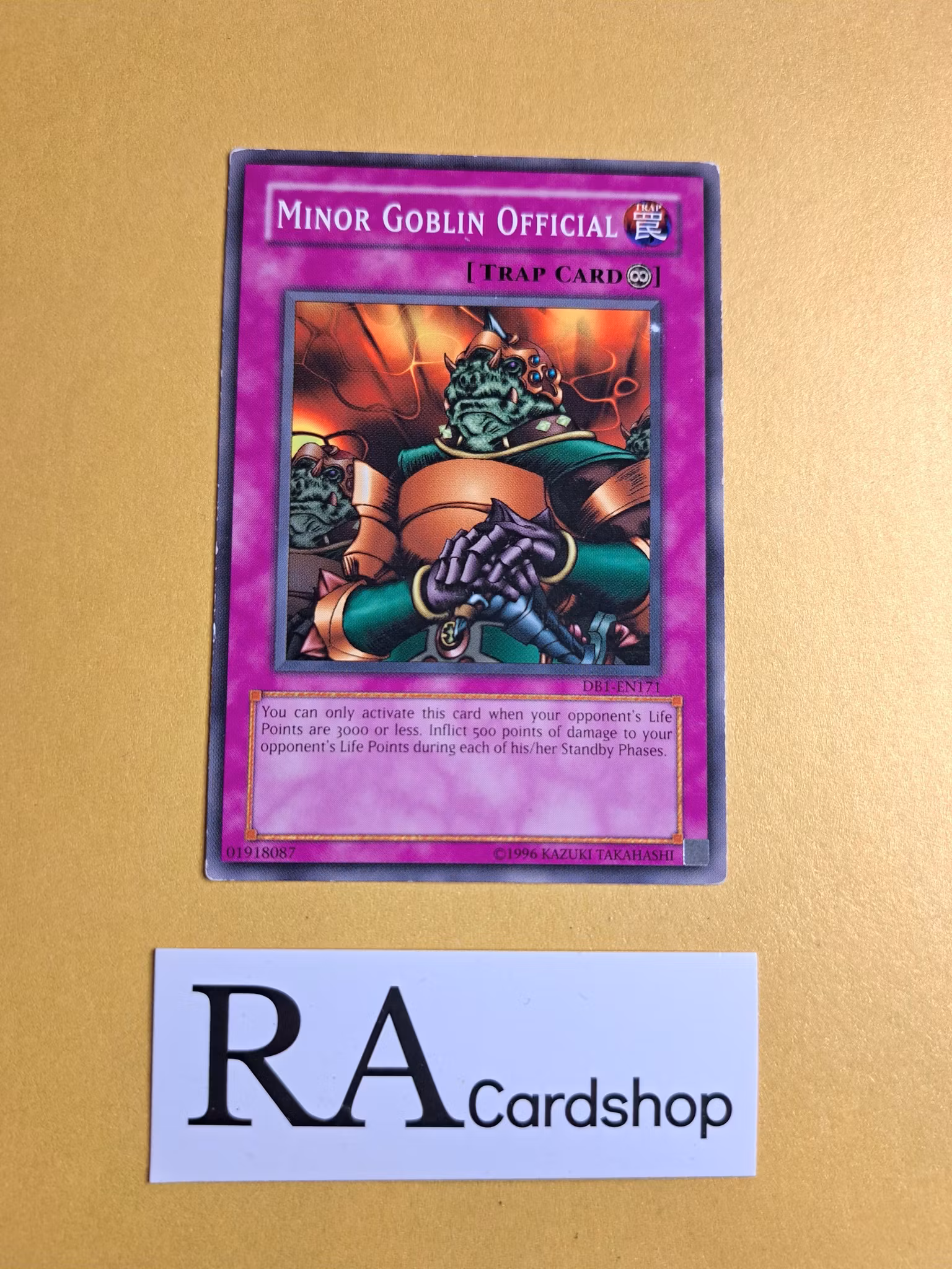 Minor Goblin Official Common UNLIMITED DB1-EN171 Dark Beginning 1 DB1 Yu-Gi-Oh