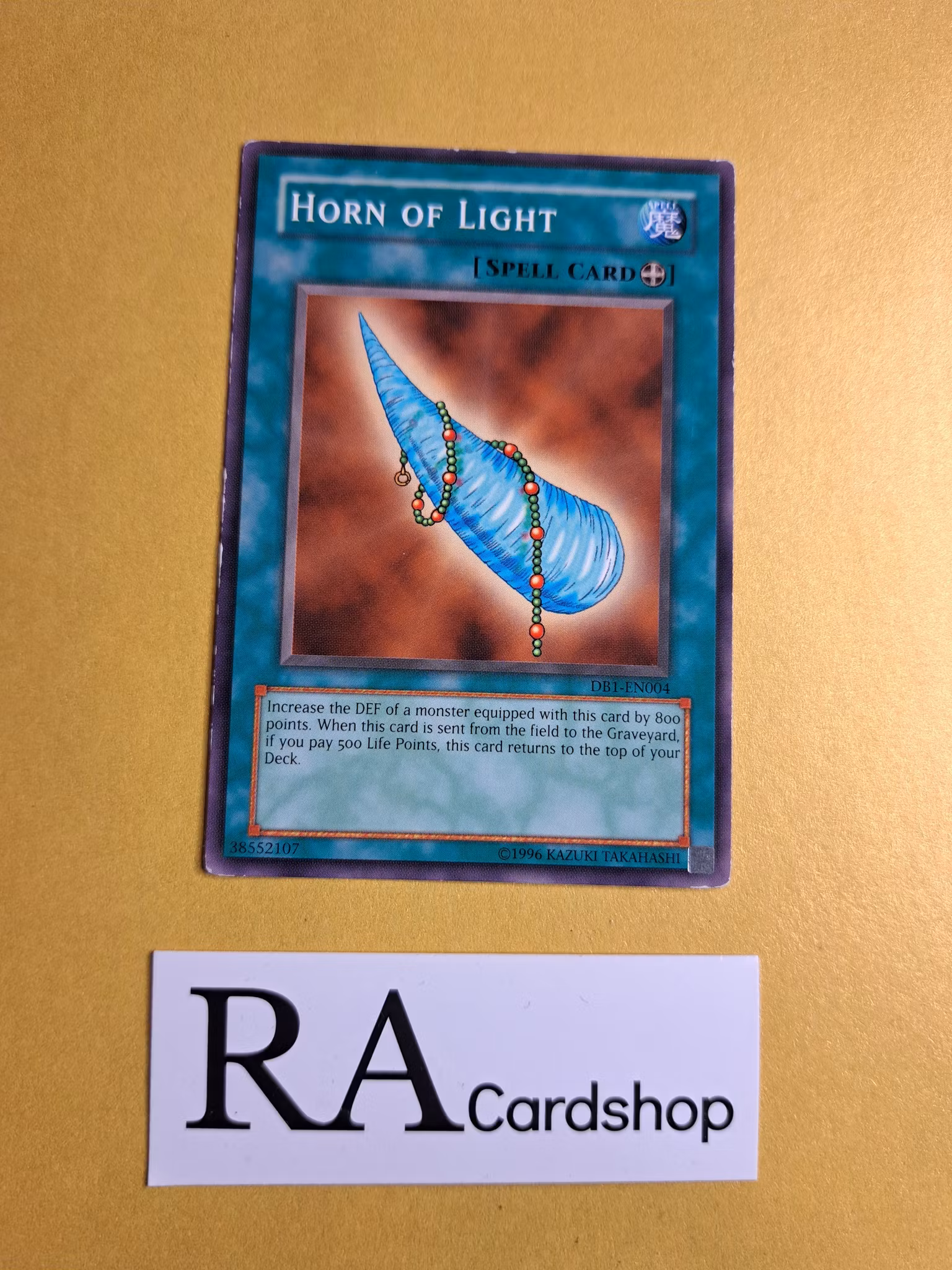 Horn of Light Common UNLIMITED DB1-EN004 Dark Beginning 1 DB1 Yu-Gi-Oh