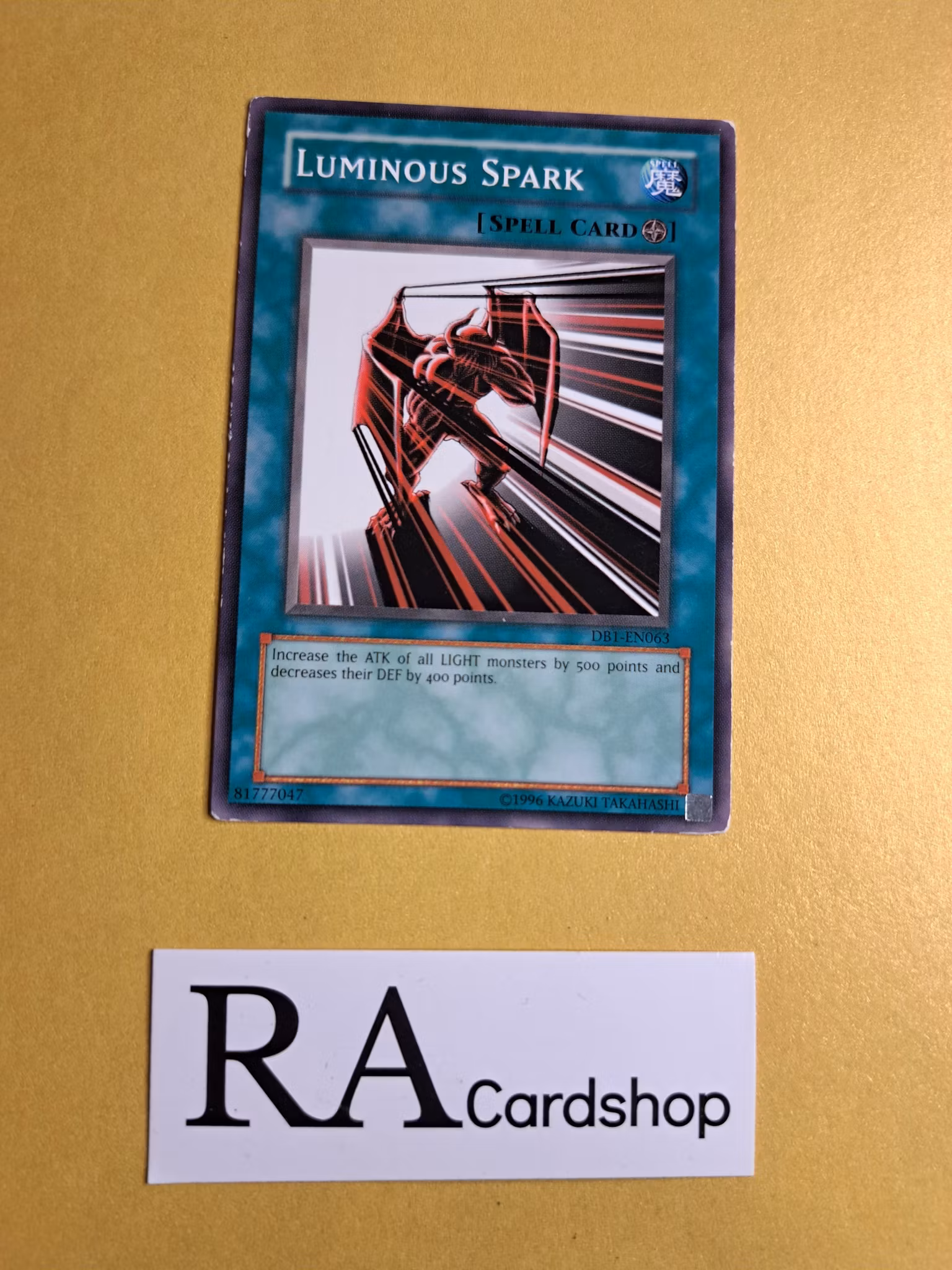 Luminous Spark Common UNLIMITED DB1-EN063 Dark Beginning 1 DB1 Yu-Gi-Oh