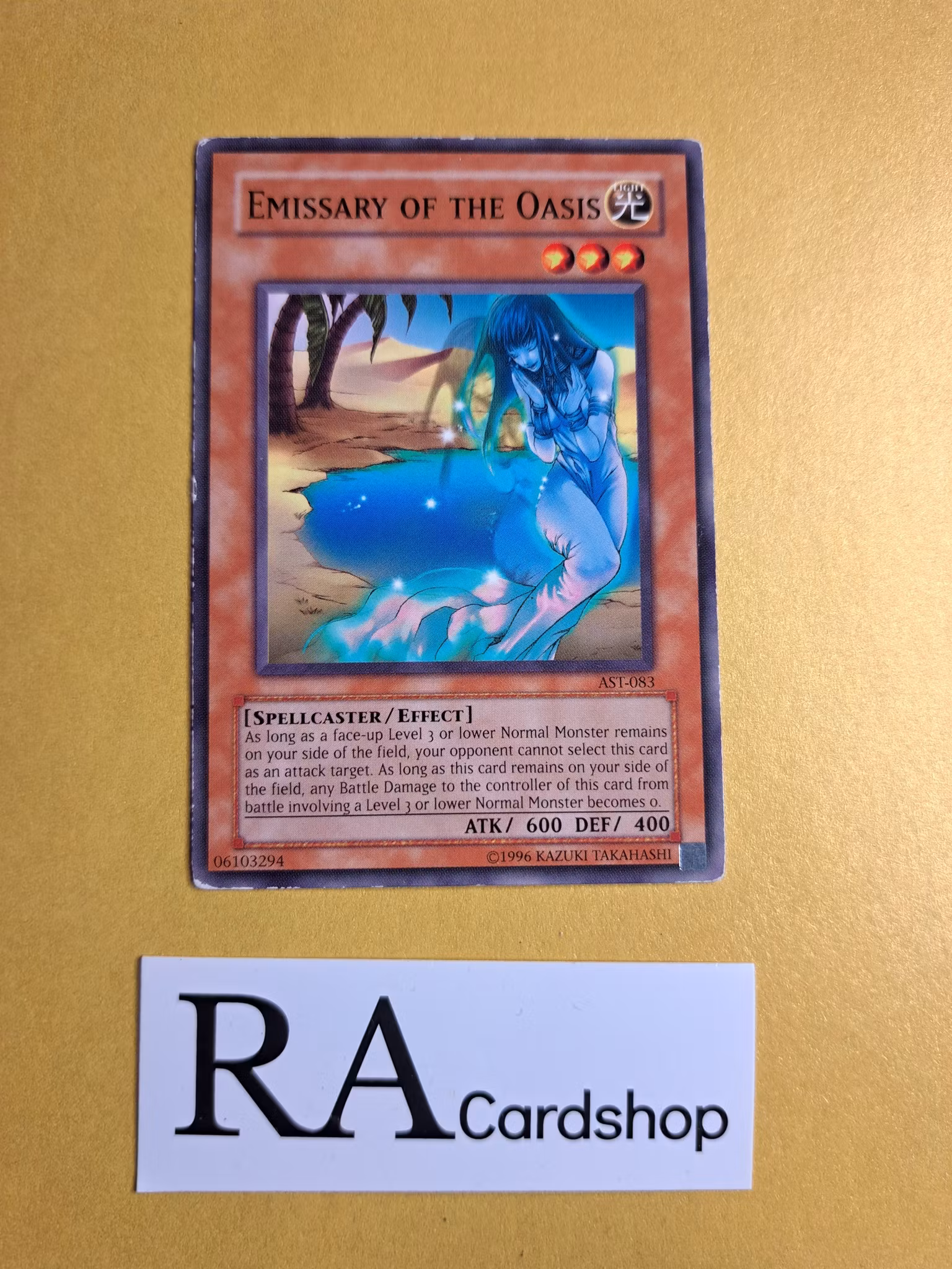 Emissary of the Oasis Common UNLIMITED AST-083 Ancient Sanctuary AST Yu-Gi-Oh