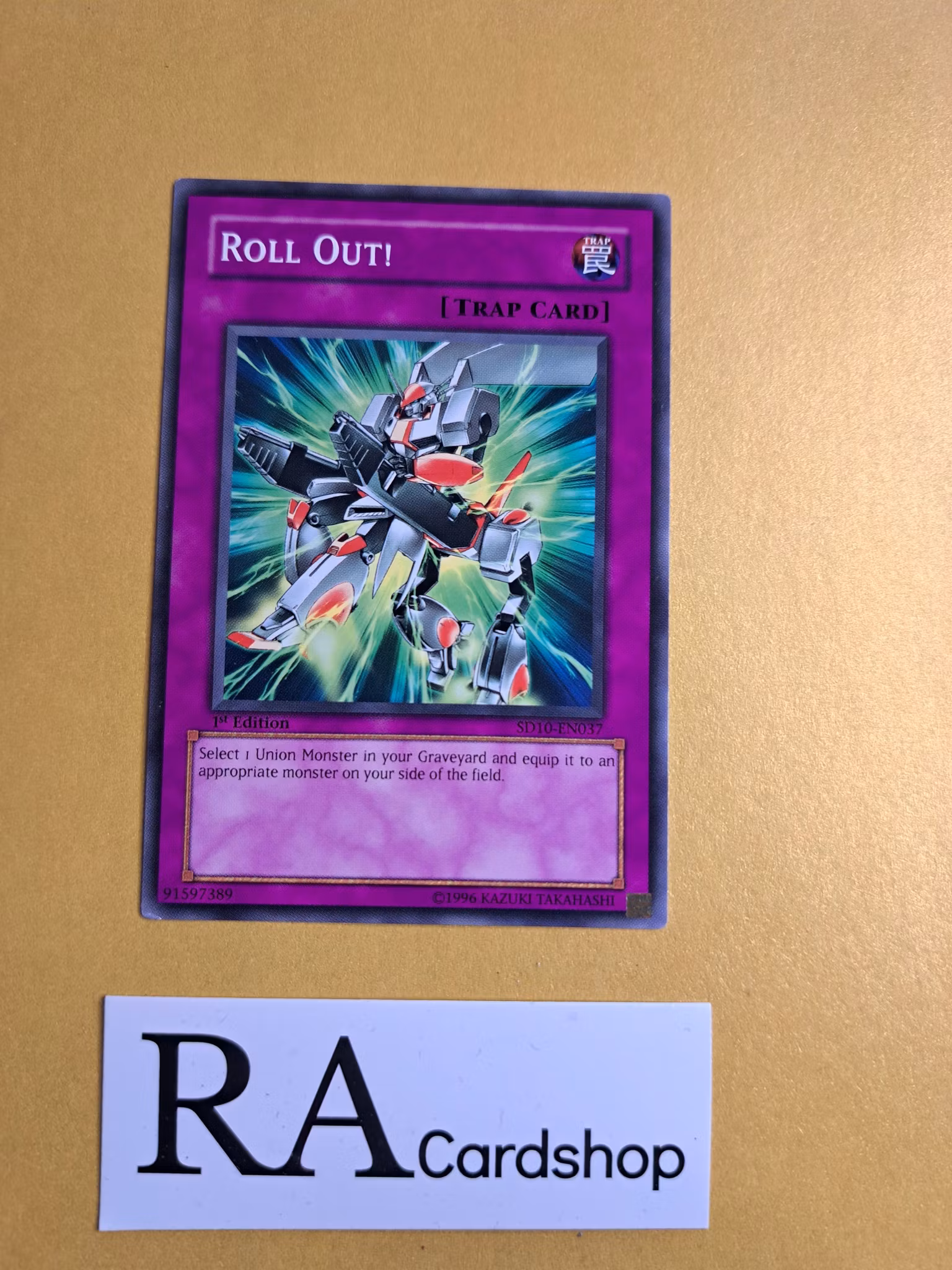 Roll Out! Common SD10-EN037 Structure Deck: Machine Re-Volt SD10 Yu-Gi-Oh