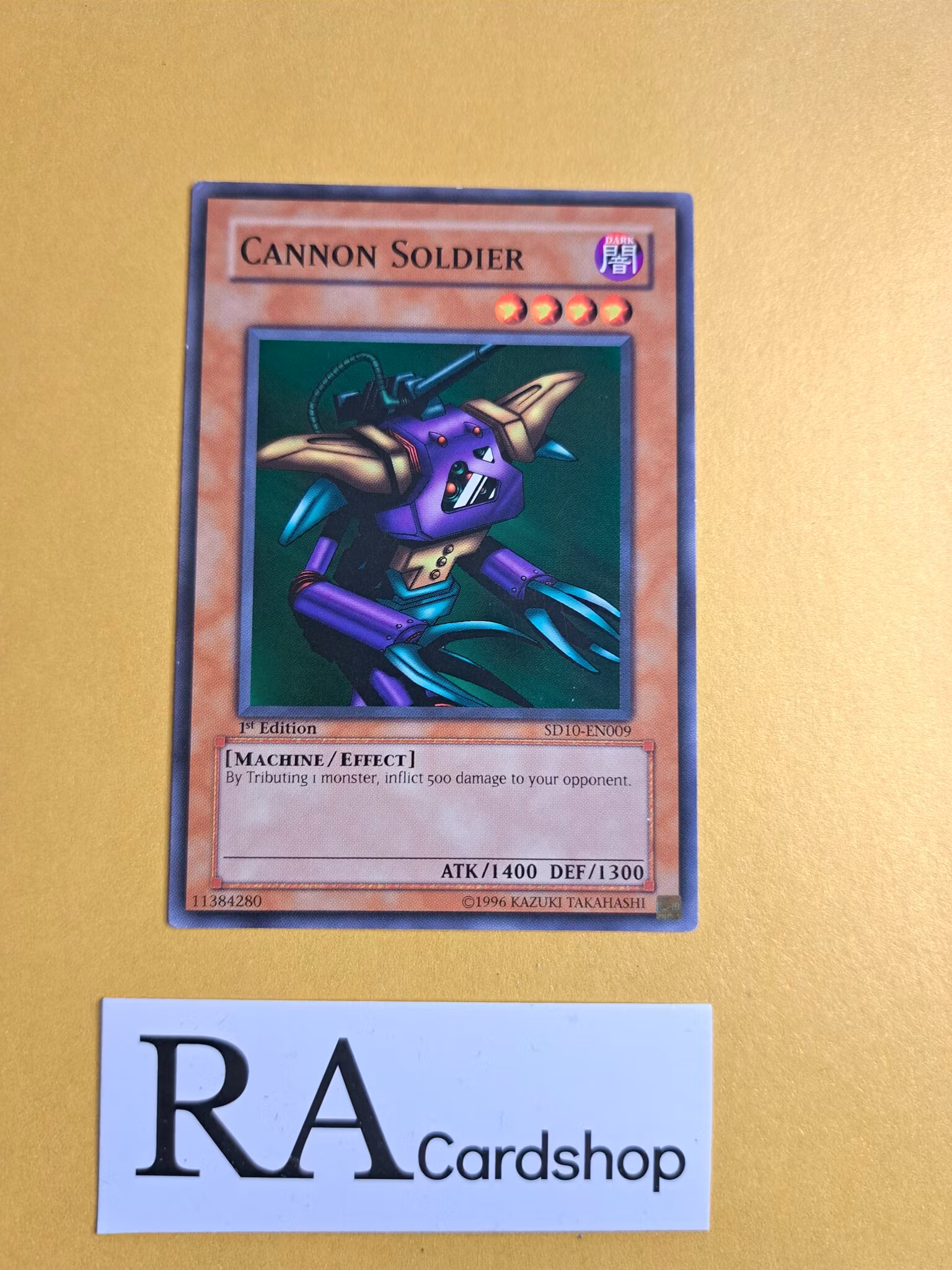 Cannon Soldier Common SD10-EN009 Structure Deck: Machine Re-Volt SD10 Yu-Gi-Oh