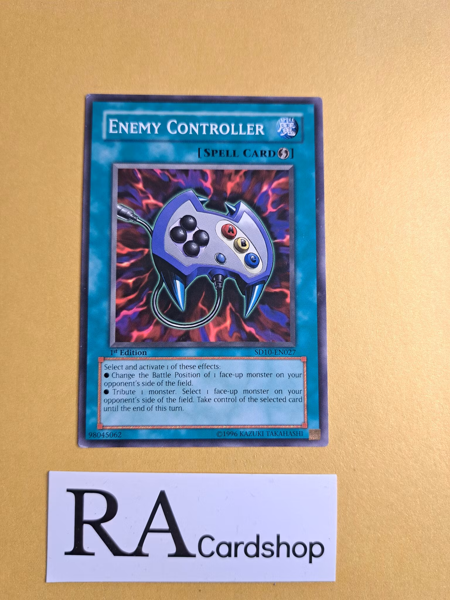 Enemy Controller Common SD10-EN027 Structure Deck: Machine Re-Volt SD10 Yu-Gi-Oh
